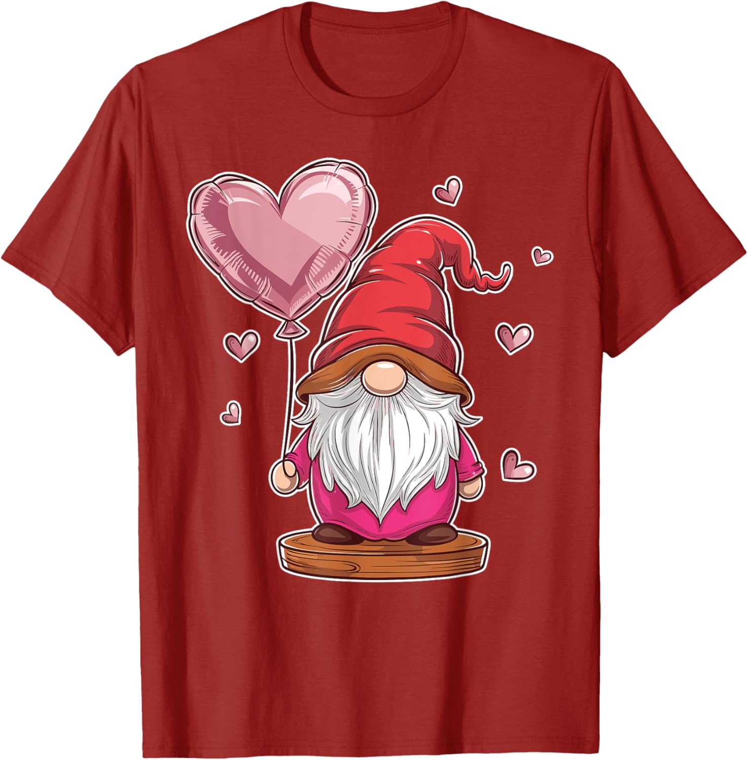 Gnome Valentine's Day Love Heart Kids T-Shirt for Fun and Style - 24