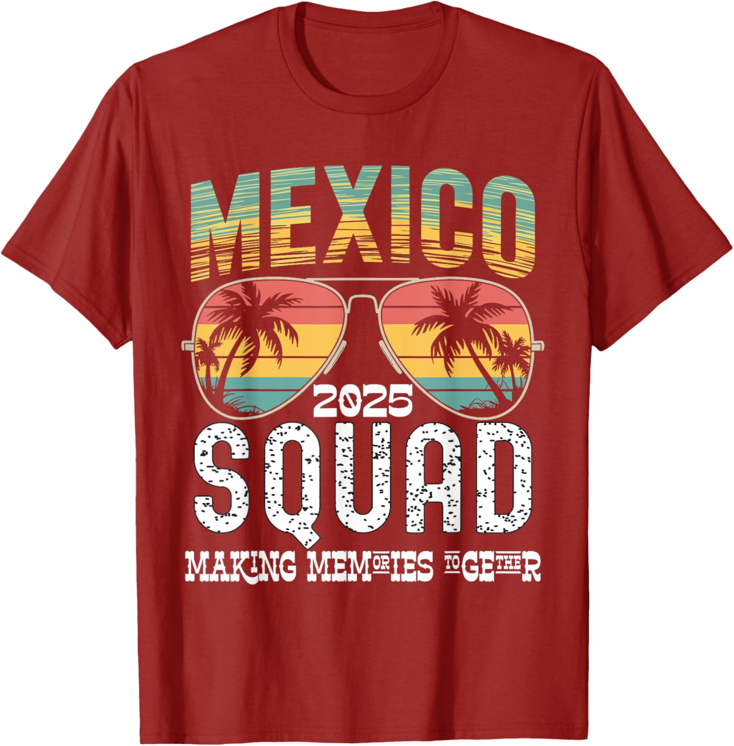 Mexico 2025 Squad Family Vacation Matching T-Shirt Tropical Vibes - 9