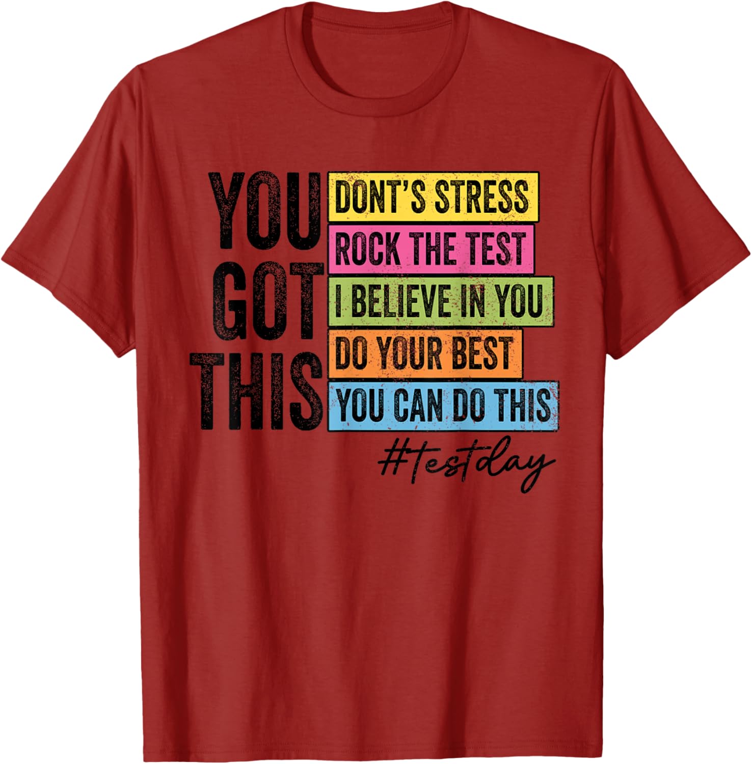 Retro You Got This Shirt Perfect for Exam Day Motivation and Style - 11