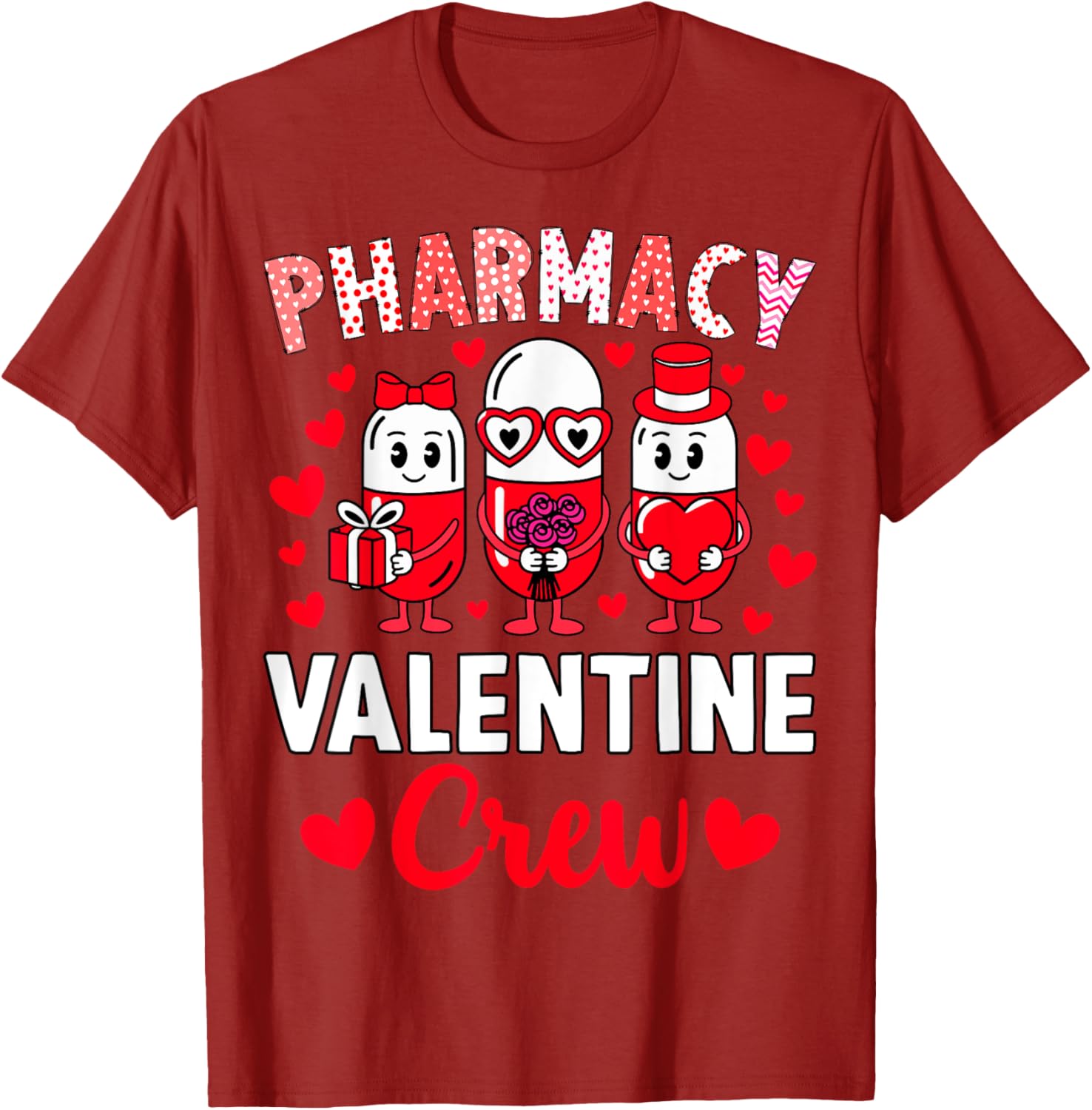 Valentine Pharmacy Tech T-Shirt Perfect Gift for Pharmacy Lovers - 6