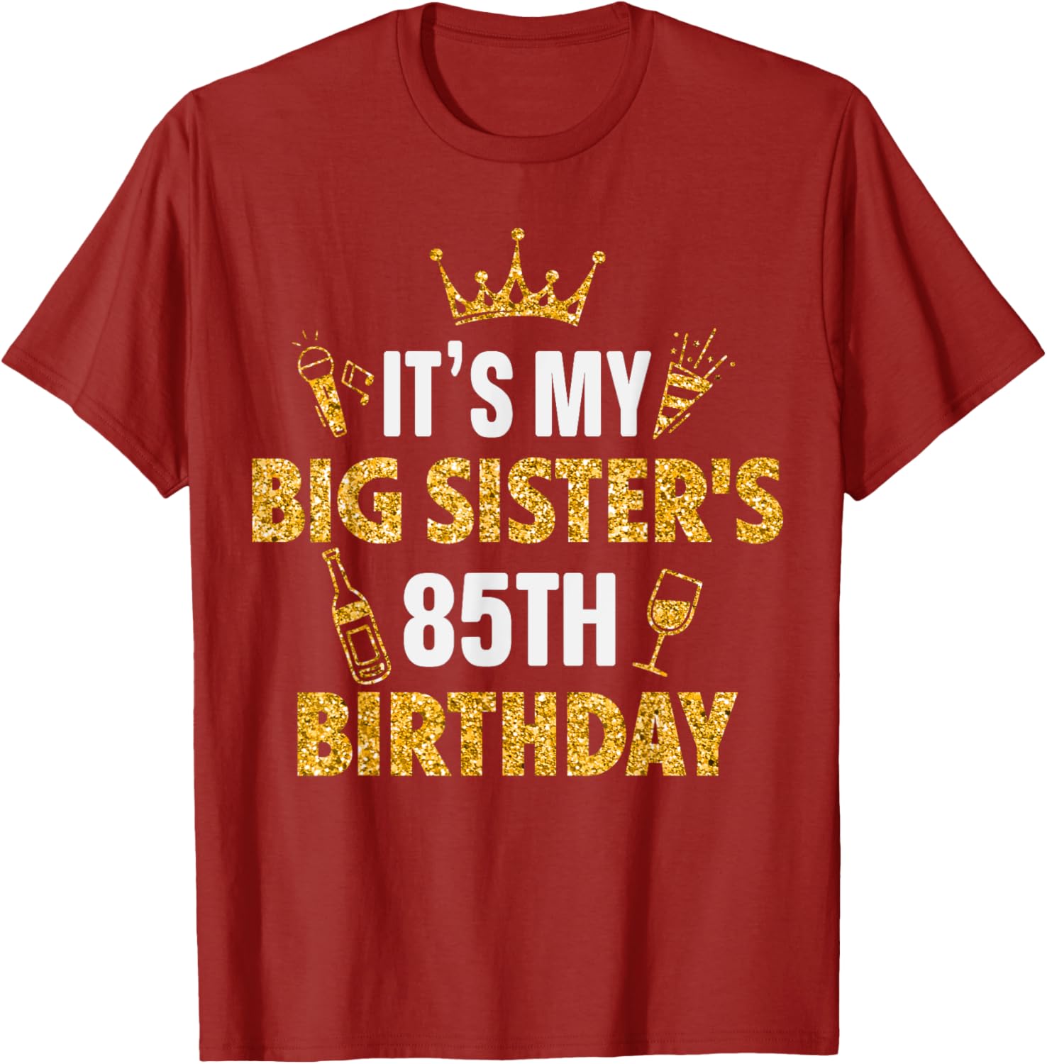 Big Sister's 85th Birthday T-Shirt Retro 1940 Gift for Sister - 6
