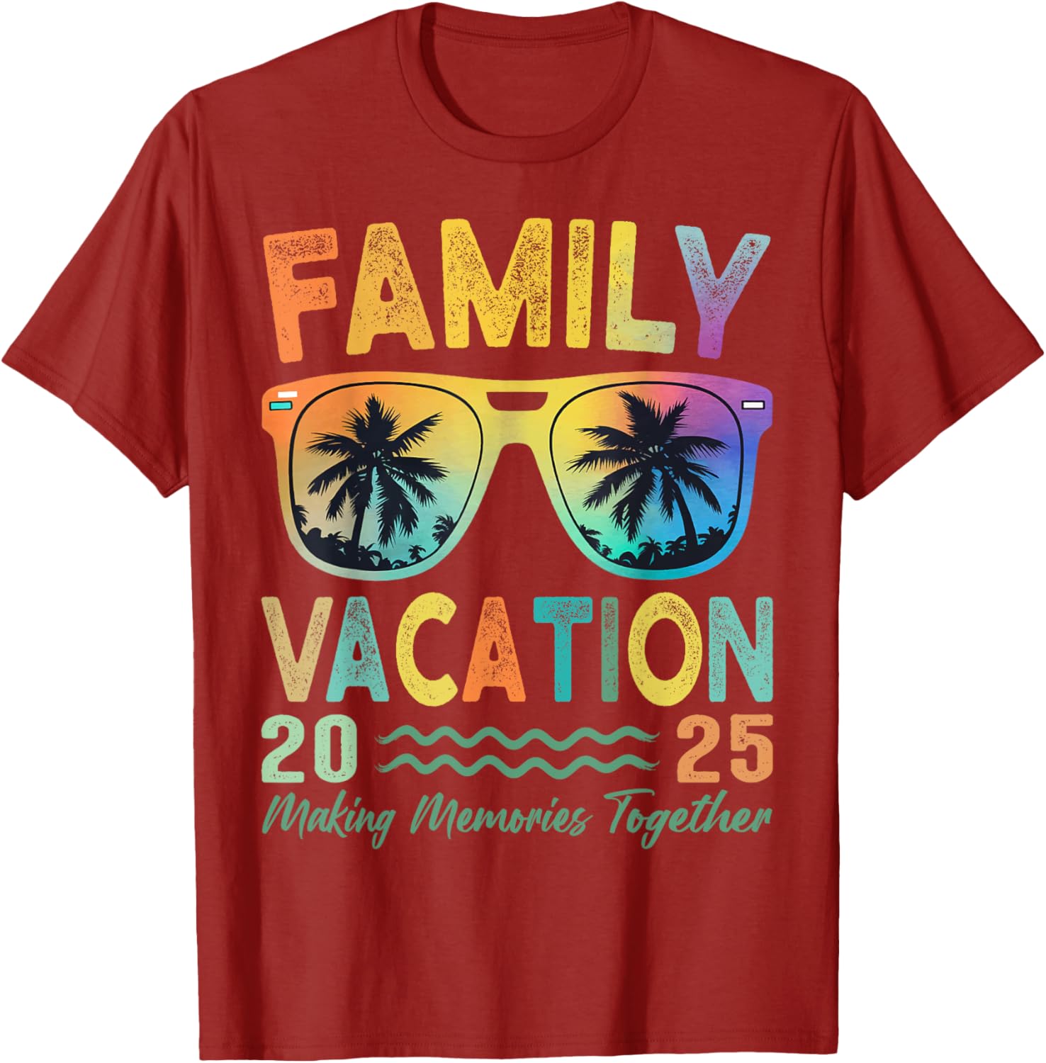 Family Vacation 2025 Memories Family Reunion T-Shirt for All Ages - 10