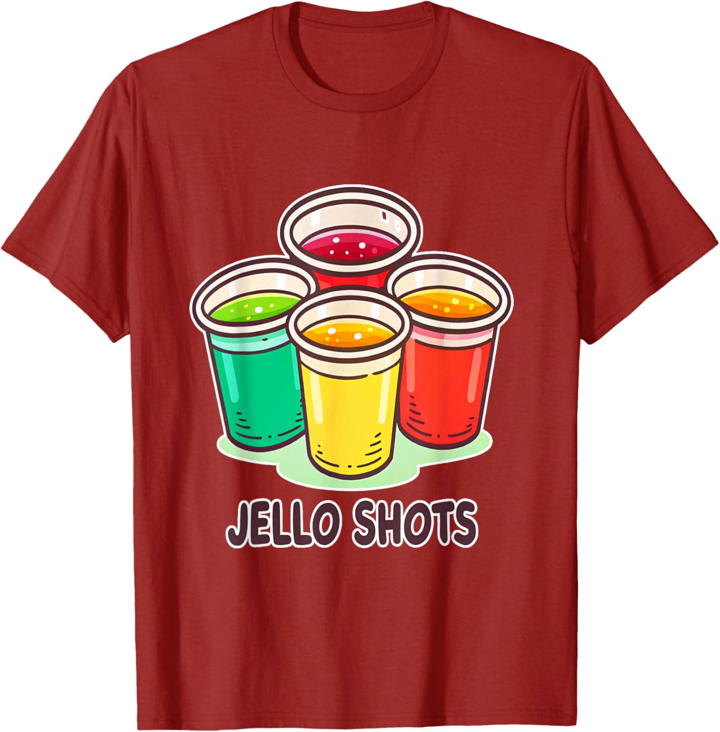Colorful Jello Shots Party T-Shirt for Fun Celebrations and Events - 10