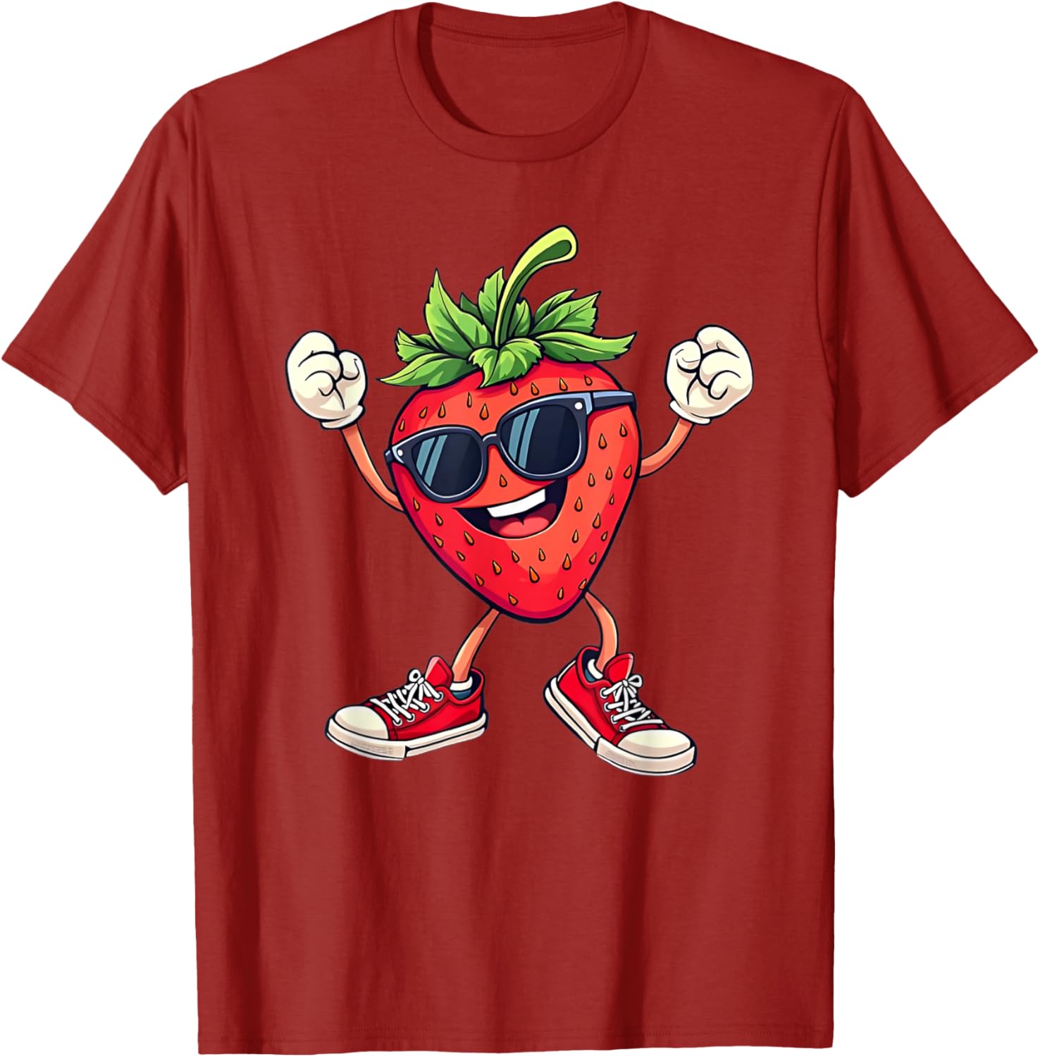 Fun Partying Strawberry Costume T-Shirt for Kids Boys and Girls - 18
