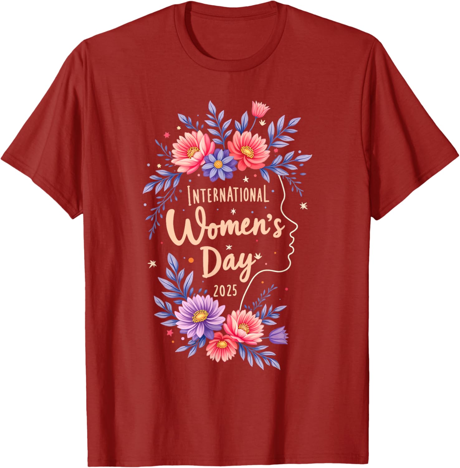 Floral Women's Day T-Shirt 2025 Celebrate International Women's Day 8 March - 11