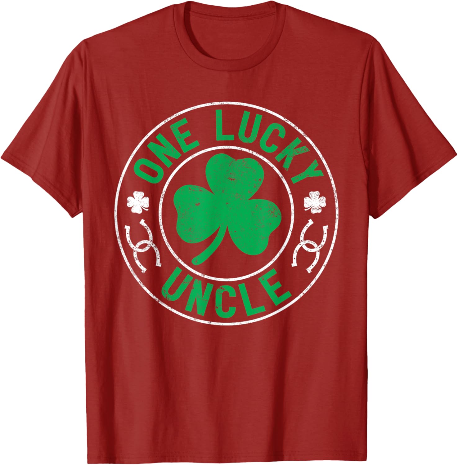 One Lucky Uncle St Patrick's Day Shamrock T-Shirt for Fun Celebrations - 8