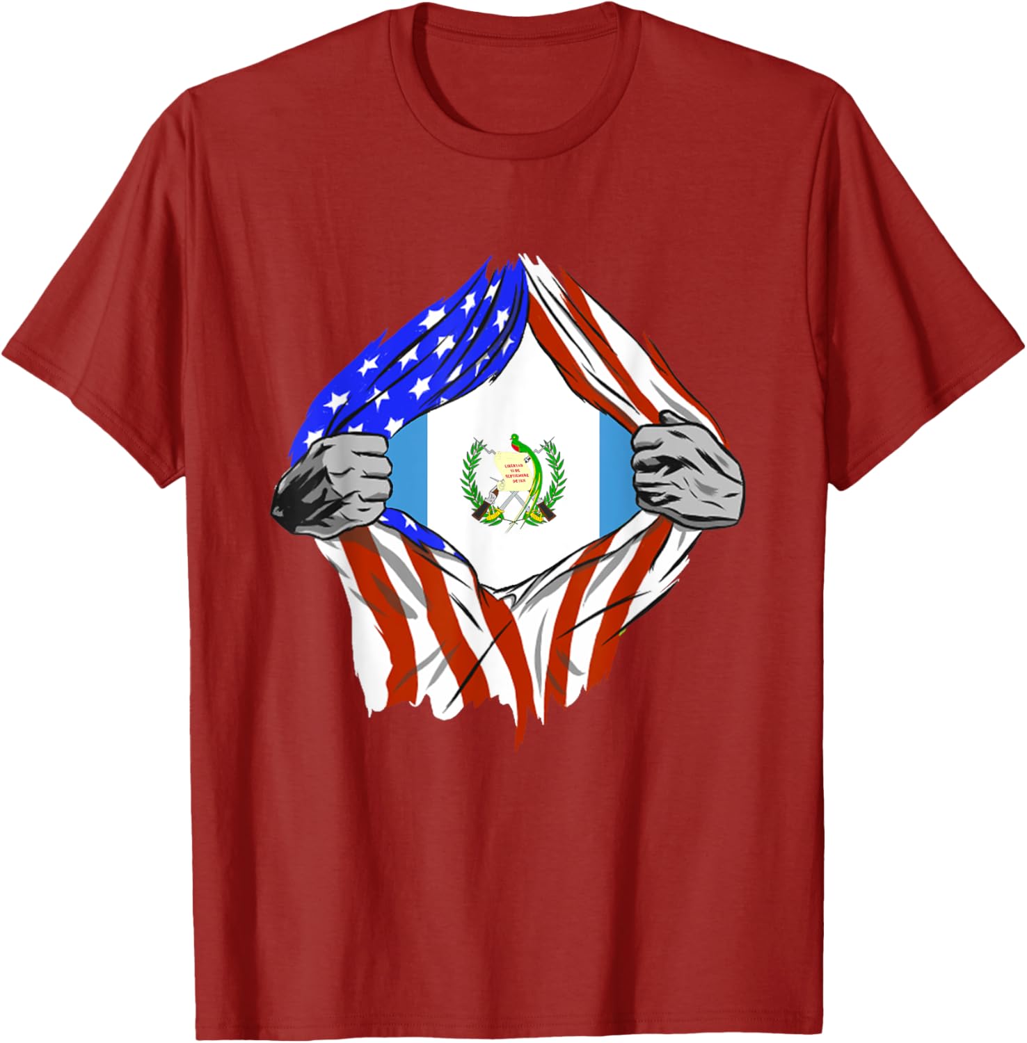 Guatemala Flag T-Shirt for Proud Patriots | Stylish American Apparel - 25