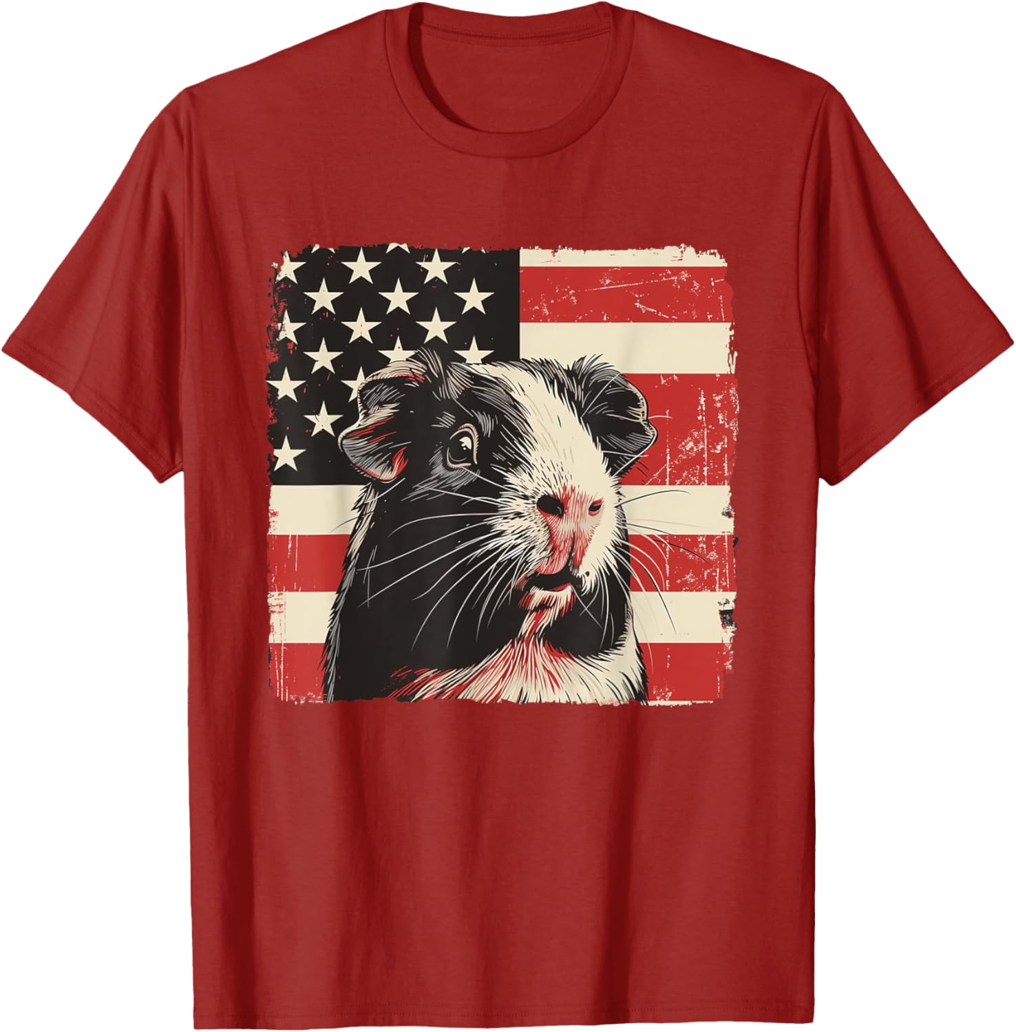 Patriotic Guinea Pig 4th of July T-Shirt for Boys and Kids - 16