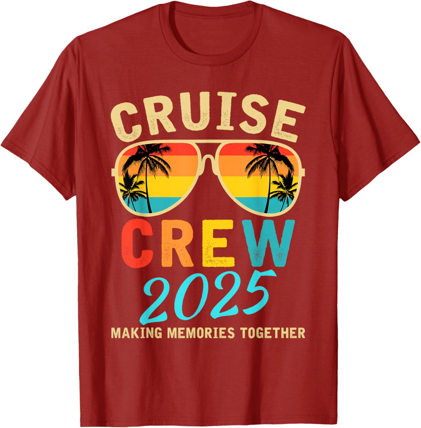 Cruise Crew 2025 Summer Vacation Funny Matching Group T-Shirt - 1