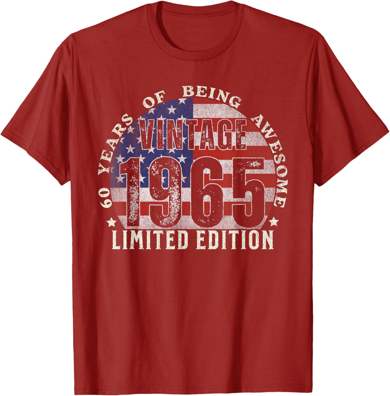 Vintage 1965 60th Birthday T-Shirt for a Unique Gift Celebration - 1