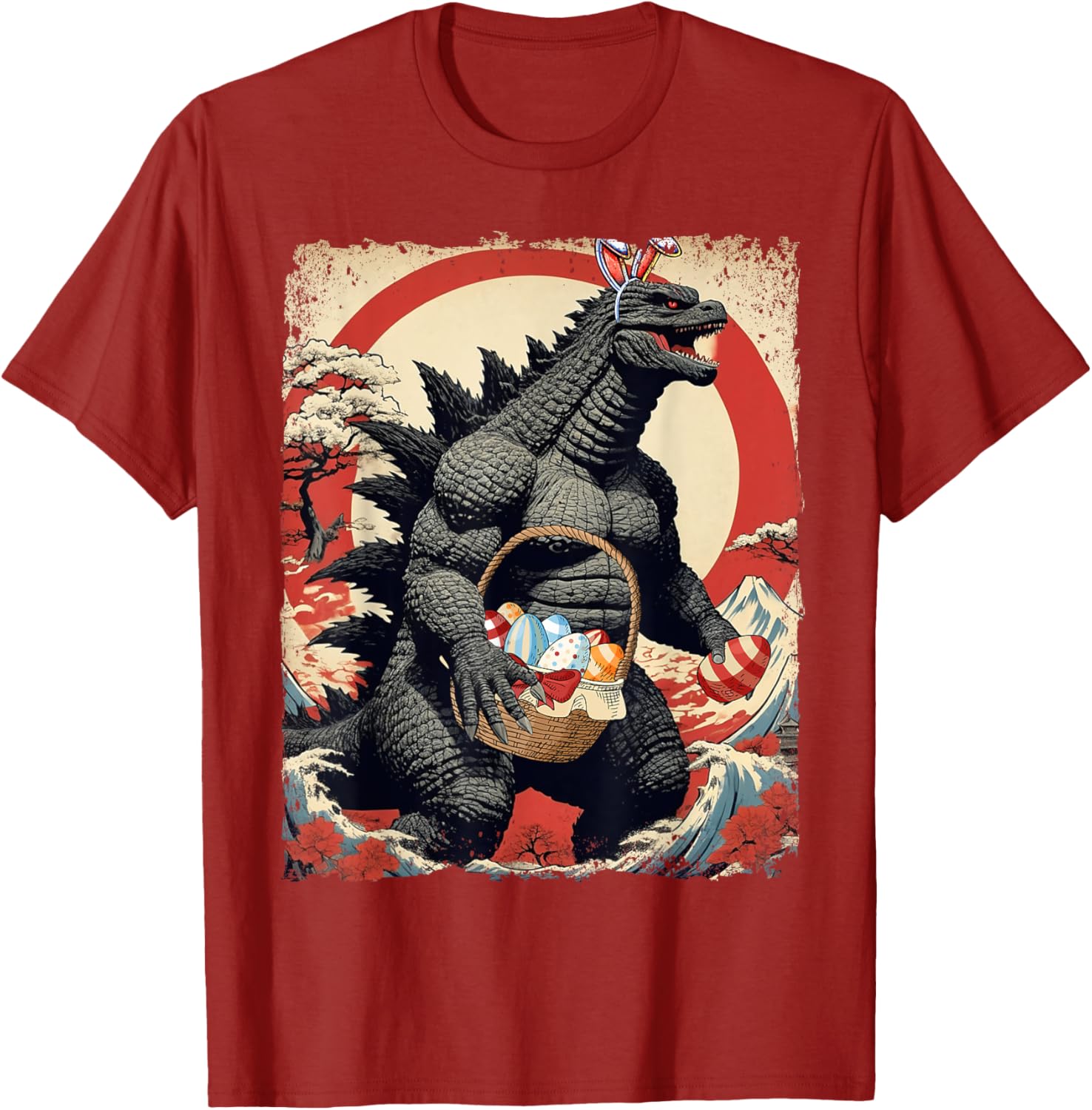 Kaiju Easter Vintage Shirt for Kids featuring Monster Eggs T-Shirt - 17