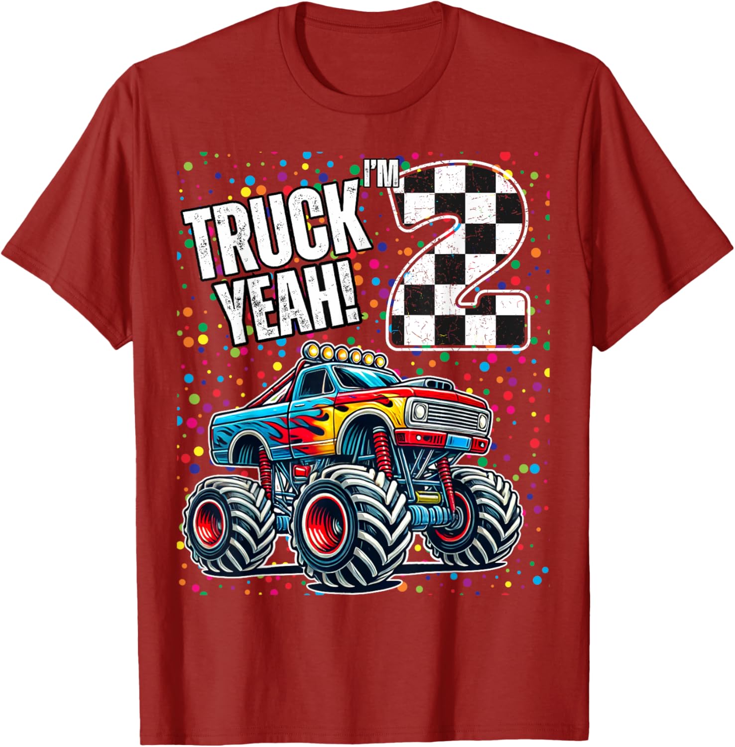 2nd Birthday Monster Truck Shirt for Boys - Fun Family T-Shirt - 10