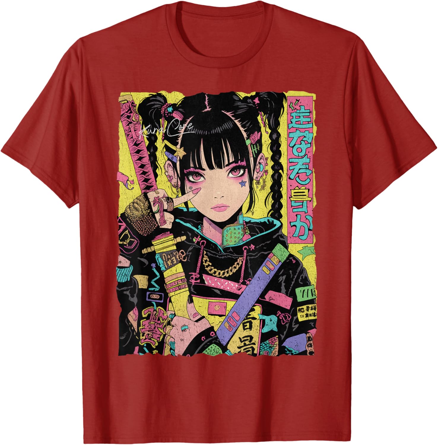 Trendy Japanese Cyberpunk Y2K Techwear Anime T-Shirt for Fashion Lovers - 6