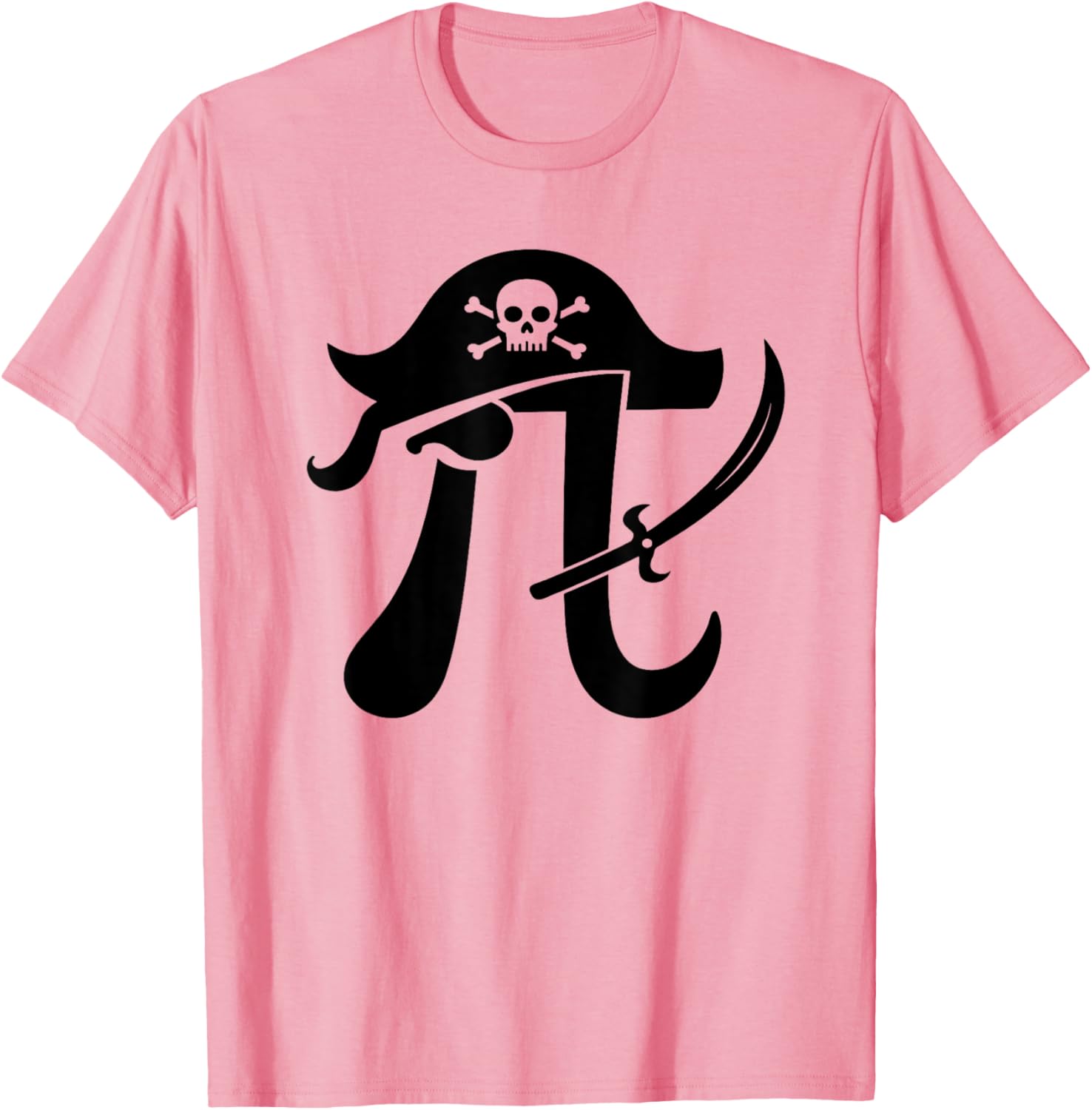 Funny Pirate Math Teacher T-Shirt for Pi Day Lovers and Math Enthusiasts - 1