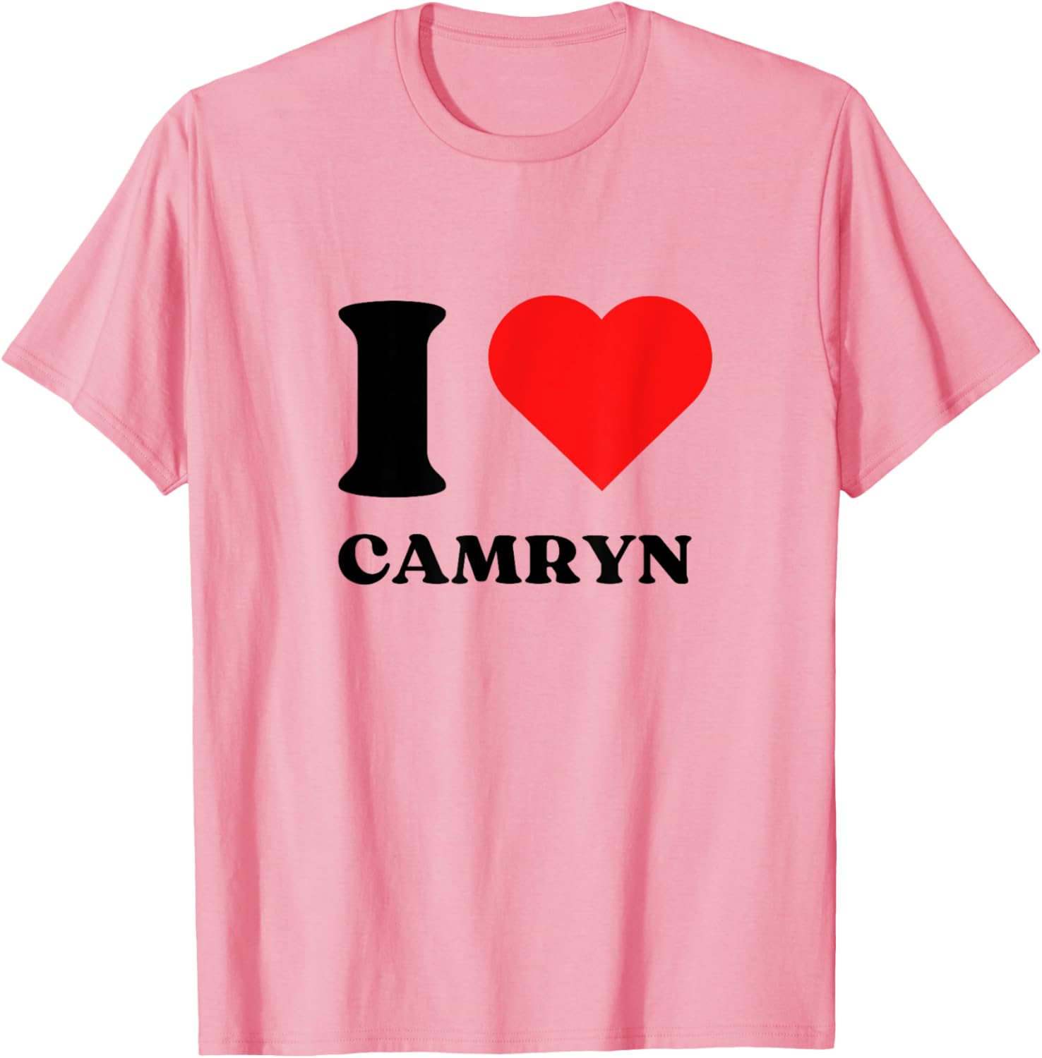I Love Camryn Y2K Valentine's Day T-Shirt for Trendy Fashion Lovers - 6