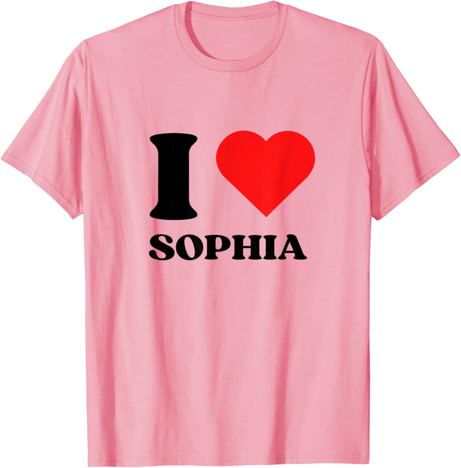 Cute I Love Sophia Y2K Valentine's Day T-Shirt for Trendy Style - 2