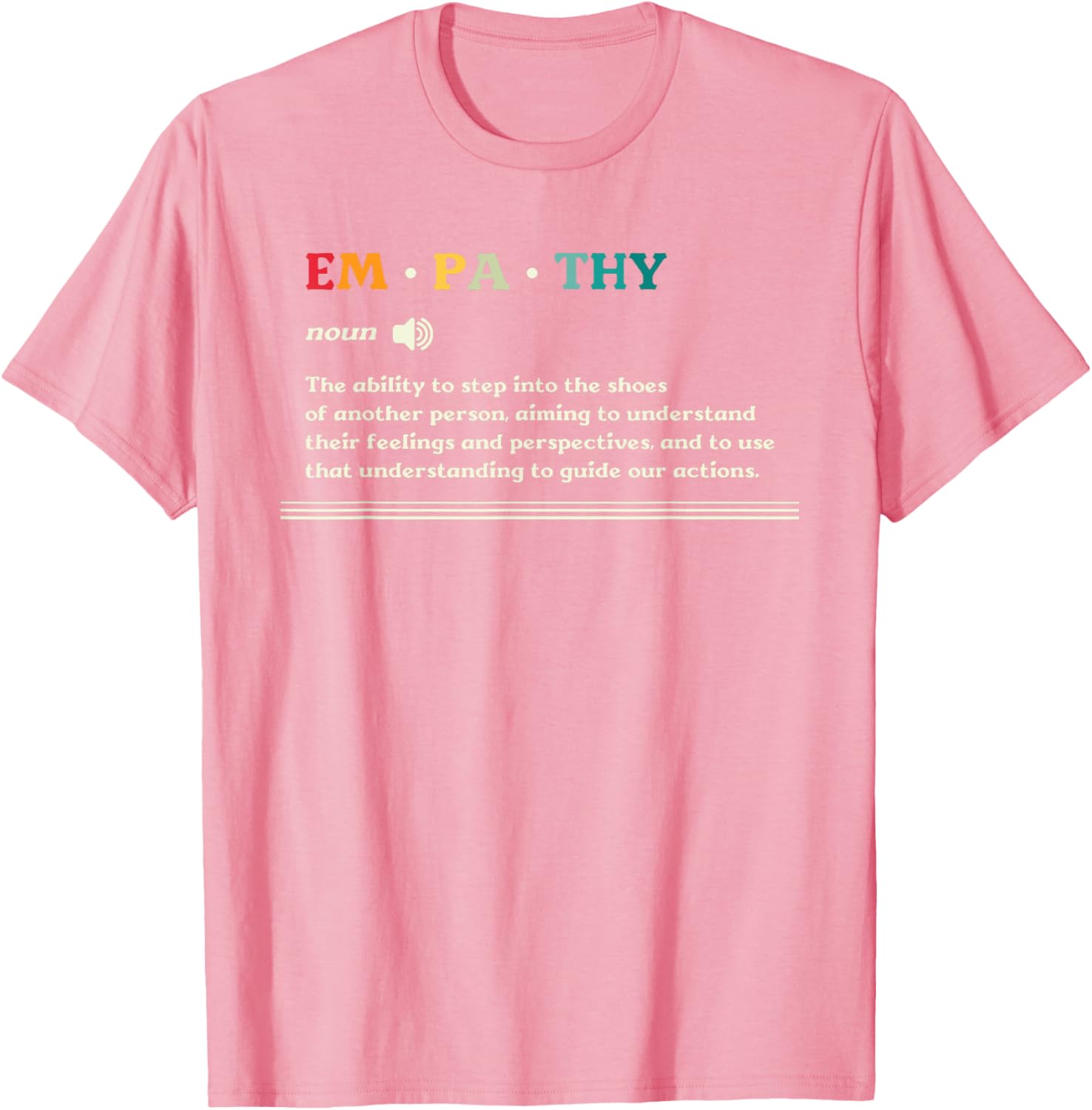 Empathy Noun Ability to Understand Feelings T-Shirt for Compassionate Souls - 4