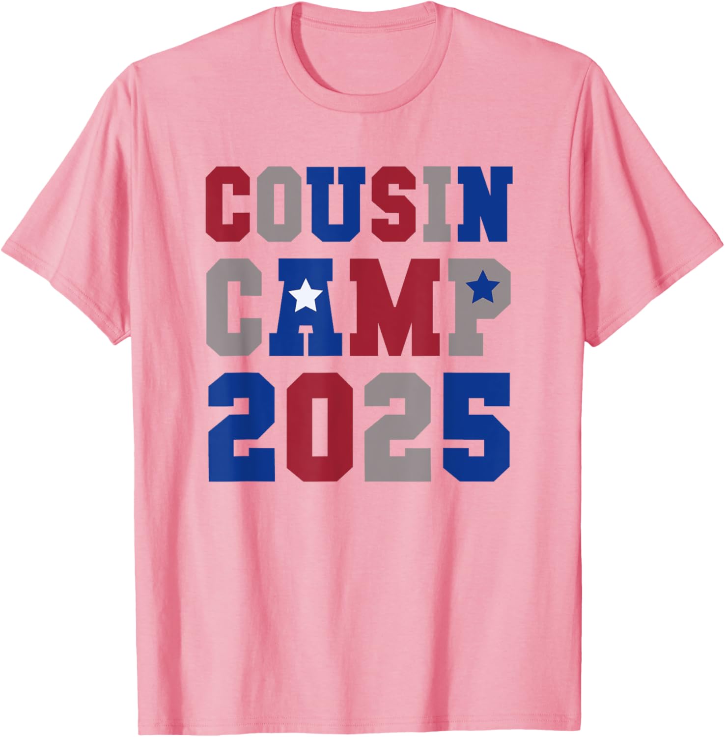 Cute Cousin Camp 2025 Family Reunion T-Shirt for Boys and Girls - 2