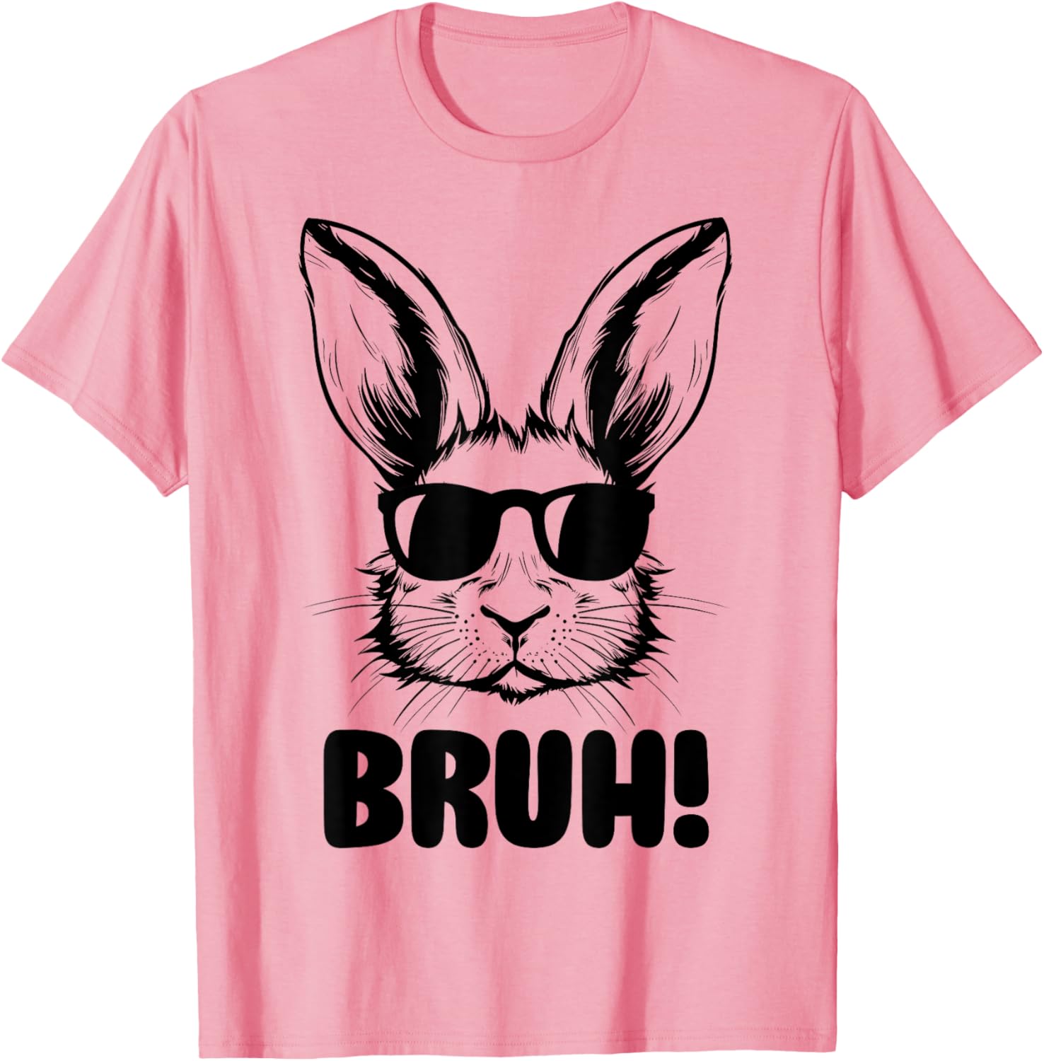 Funny Bunny Bruh Meme T-Shirt for Easter - Perfect for All Ages - 9