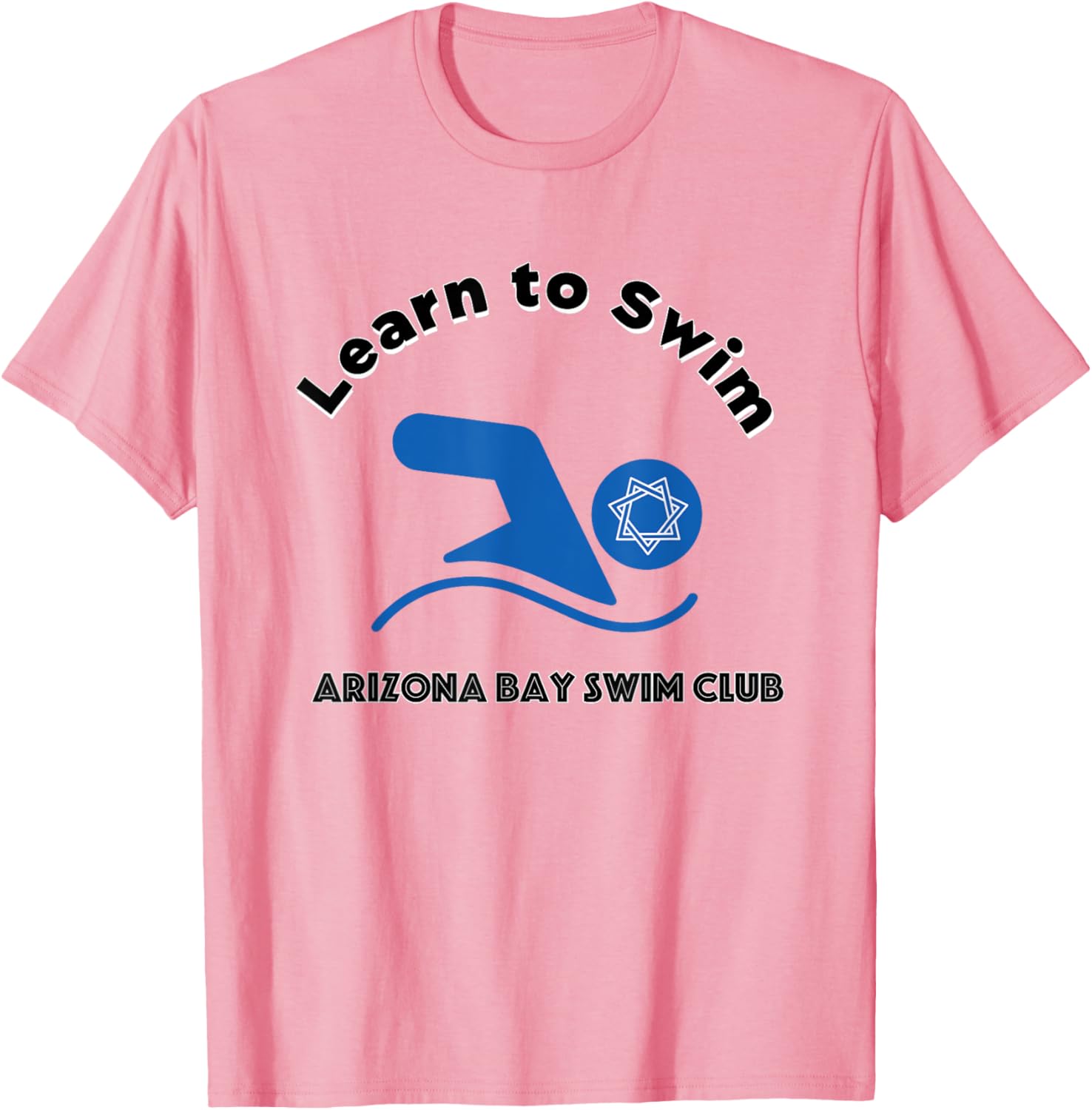 Learn to Swim Club Bay Arizona T-Shirt Fun Summer Swimwear Apparel - 8