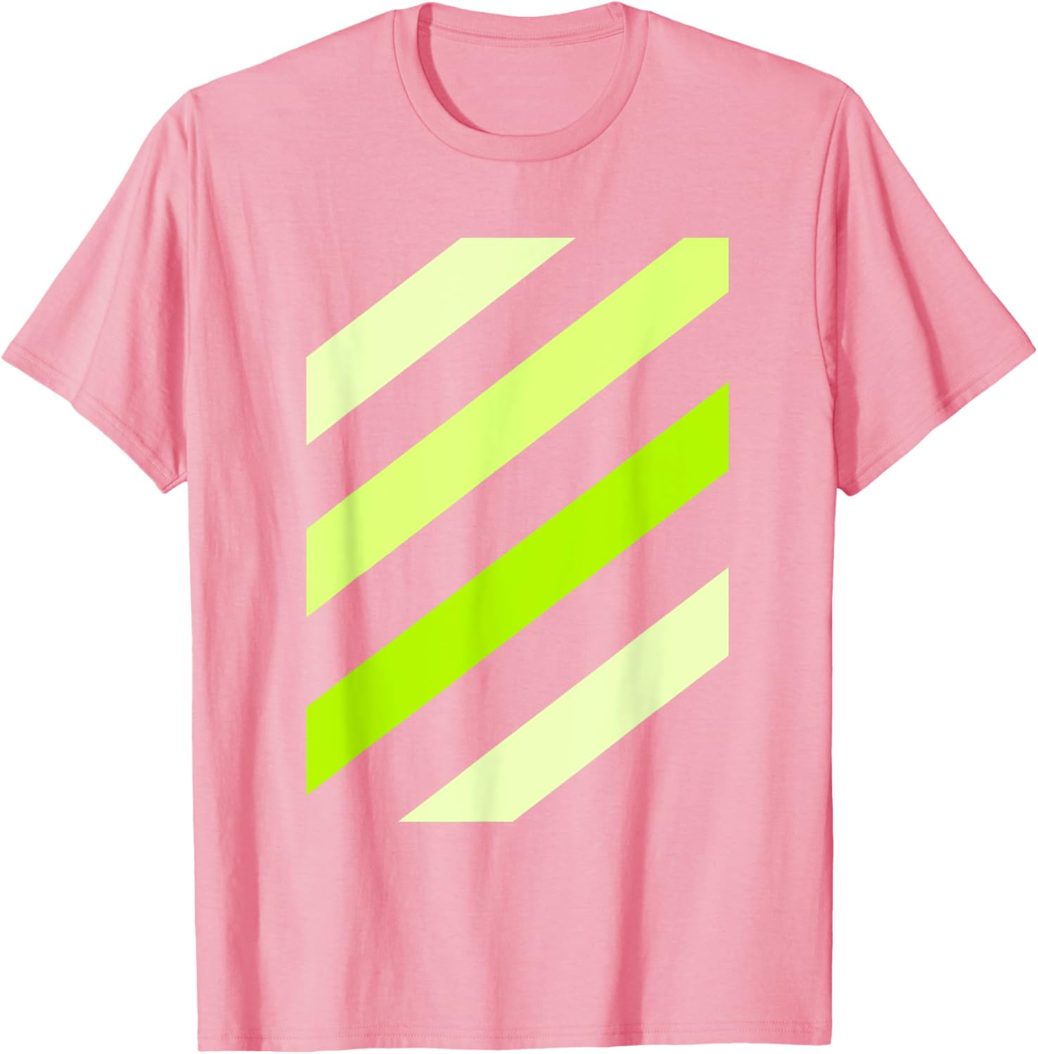 Stylish Green Stripe Graphic T-Shirt for Trendy Casual Wear - 18