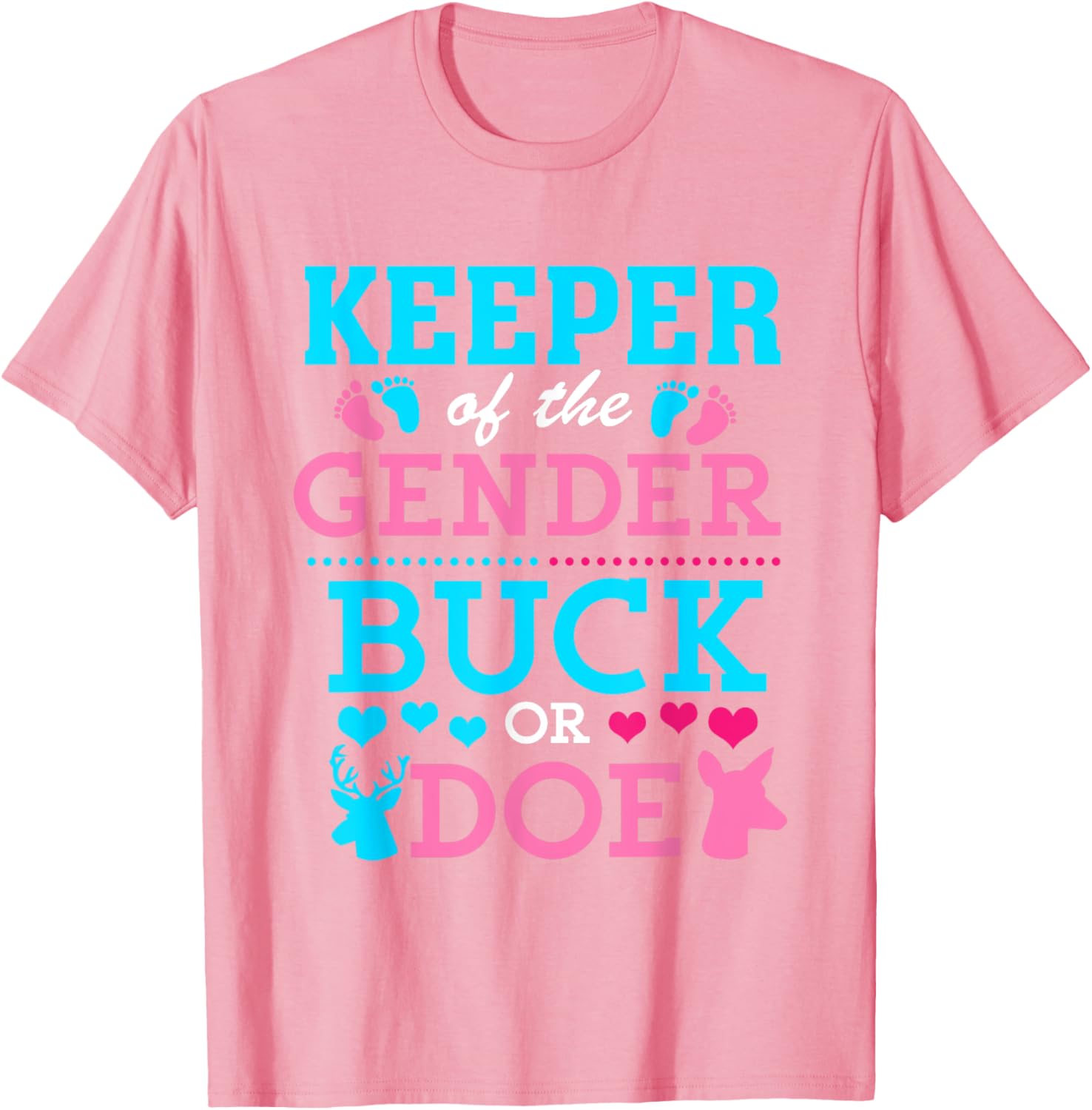 Funny Buck or Doe Gender Reveal T-Shirt for Baby Shower Celebrations - 6