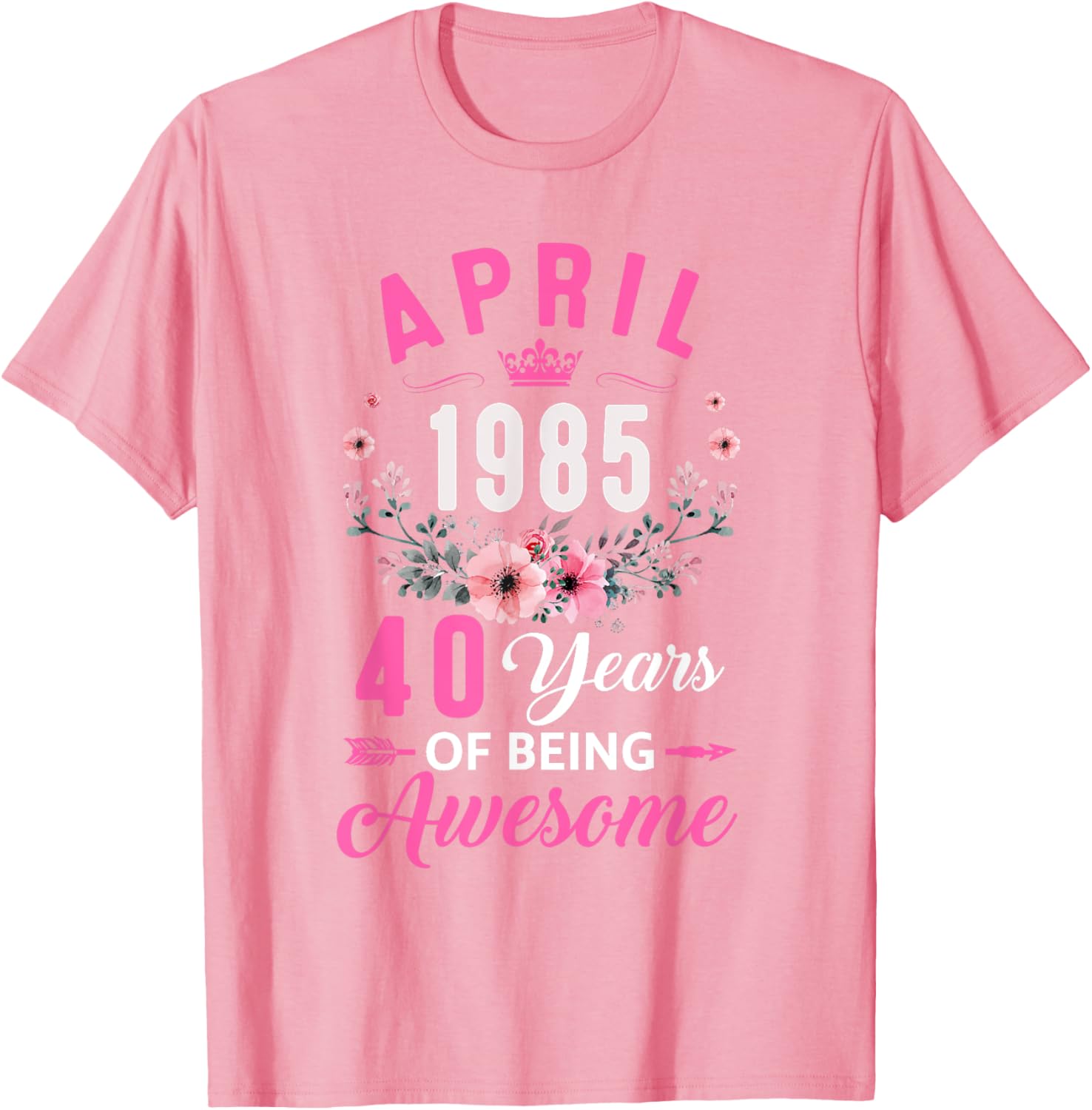 Awesome Since 1985 40th Birthday Women's T-Shirt for April Celebrations - 10
