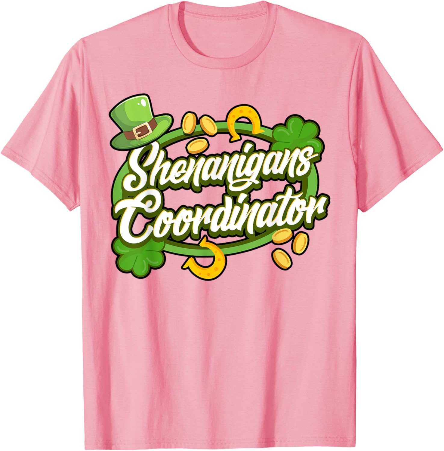 Funny Shenanigans Coordinator St Patrick's Day T-Shirt for Fun Celebrations - 19