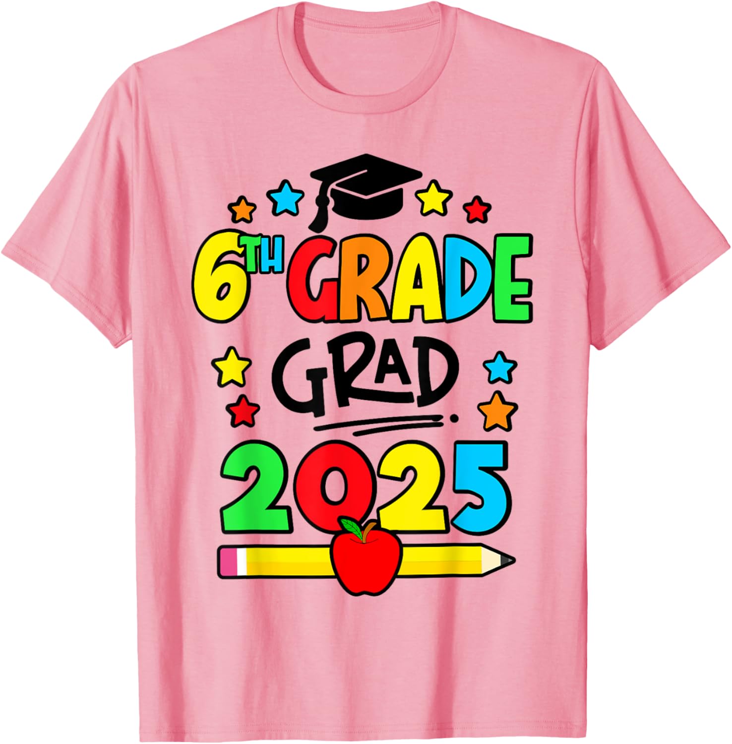 Sixth Grade Graduation T-Shirt 2025 Perfect for Elementary School Celebrations - 20