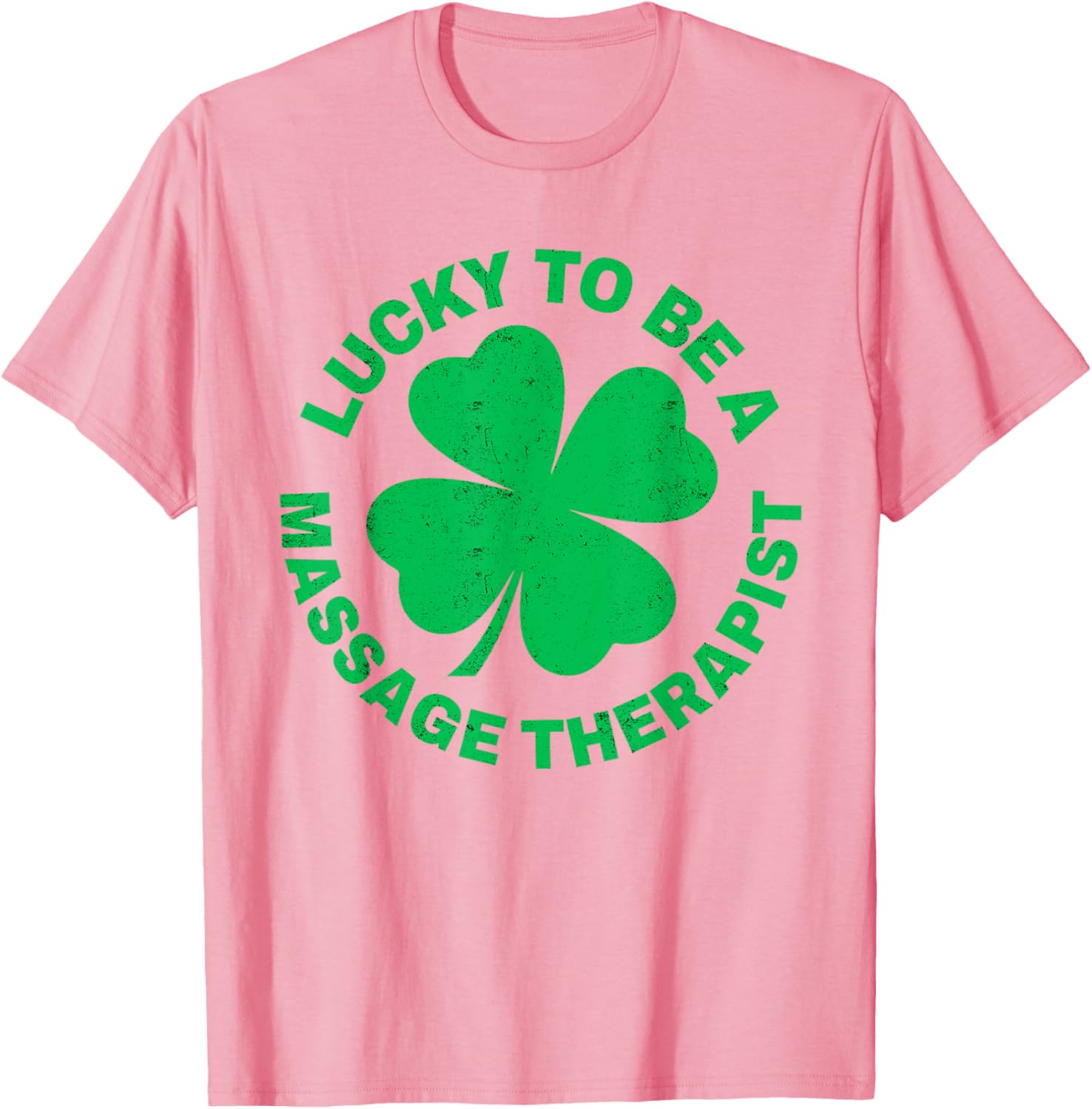 Lucky to Be a Massage Therapist St Patrick's Day T-Shirt for Therapists - 5