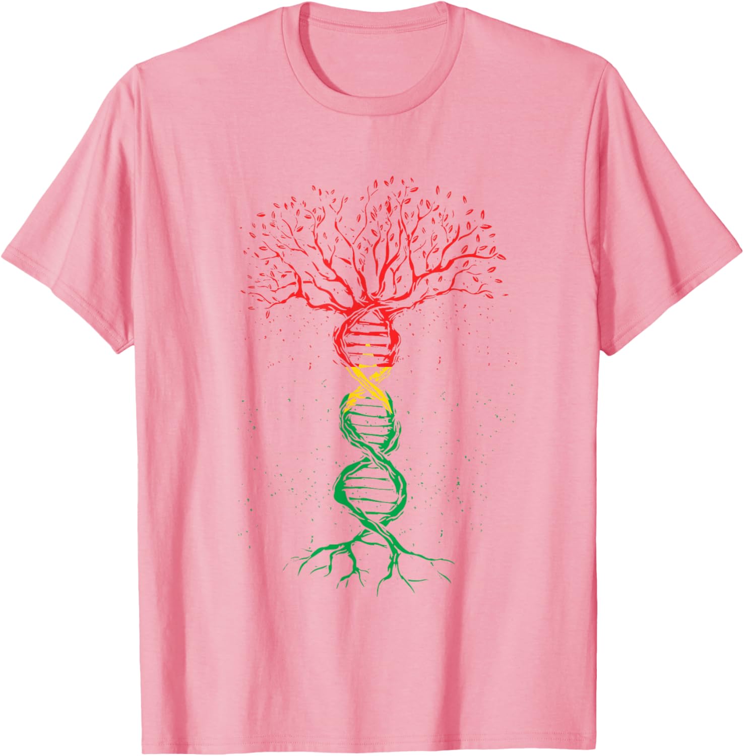 Burkina Faso Pride T-Shirt with DNA Tree Roots and Flag Design - 12