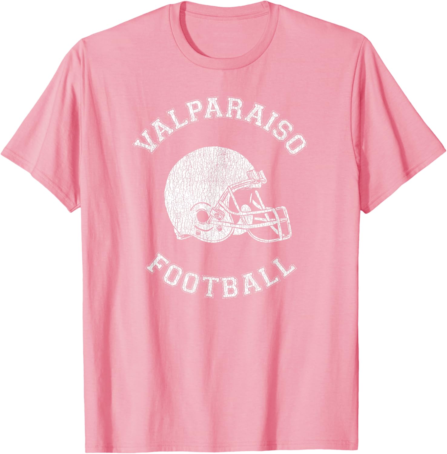 Valparaiso Retro 1980s Distressed Football T-Shirt for Vintage Style Lovers - 13