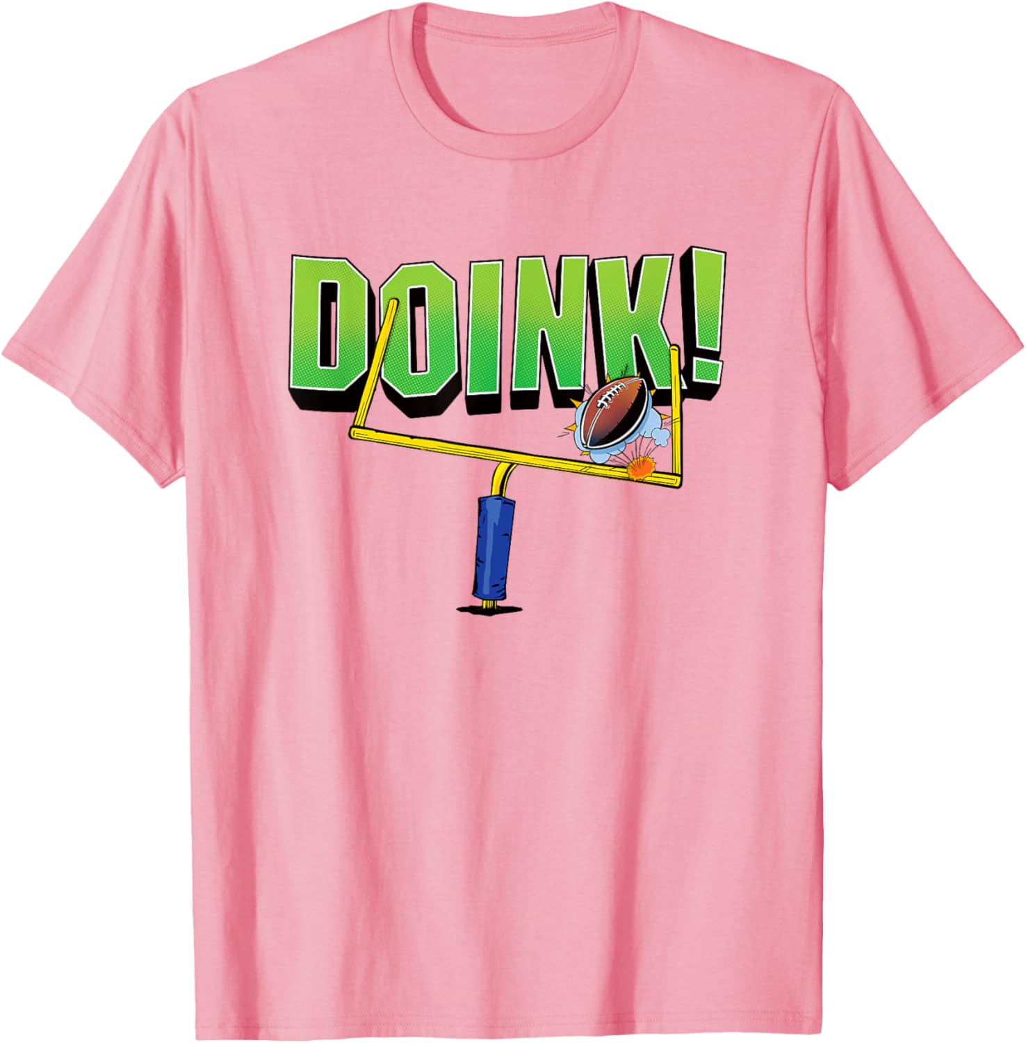 Funny Football Kicker T-Shirt for Fans Who Missed the Field Goal Posts - 15