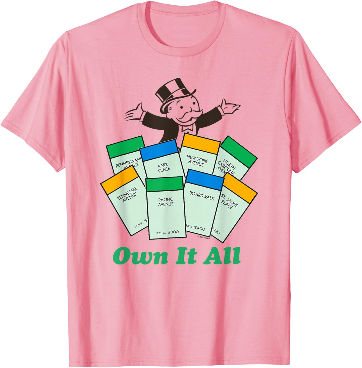 Monopoly Rich Uncle Pennybags Big Chest Logo T-Shirt for Fans - 6