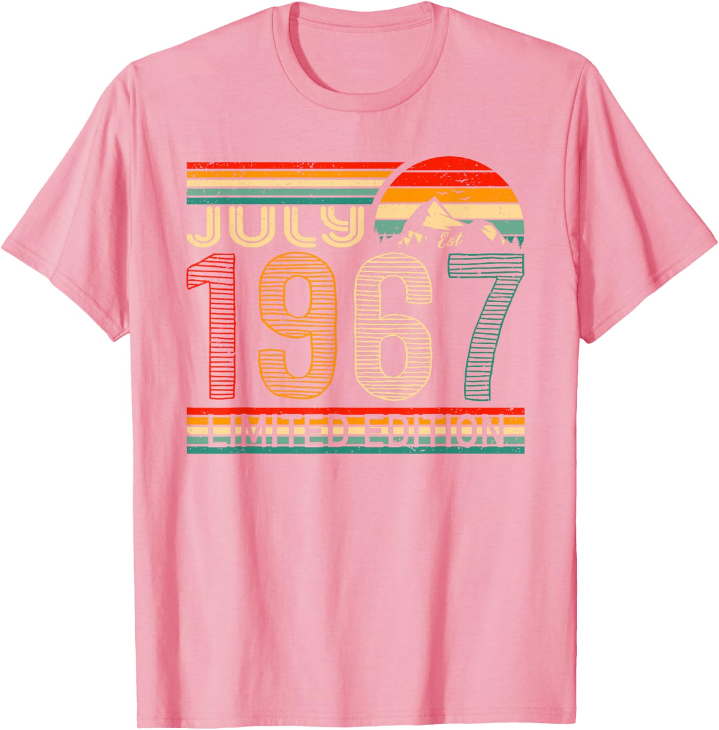 Vintage July 1967 Classic Birthday T-Shirt for Unique Celebrations - 5