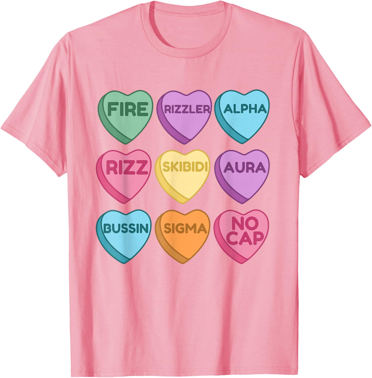 Skibidi Valentine's Day Funny Rizz T-Shirt for Trendy Love Birds - 22