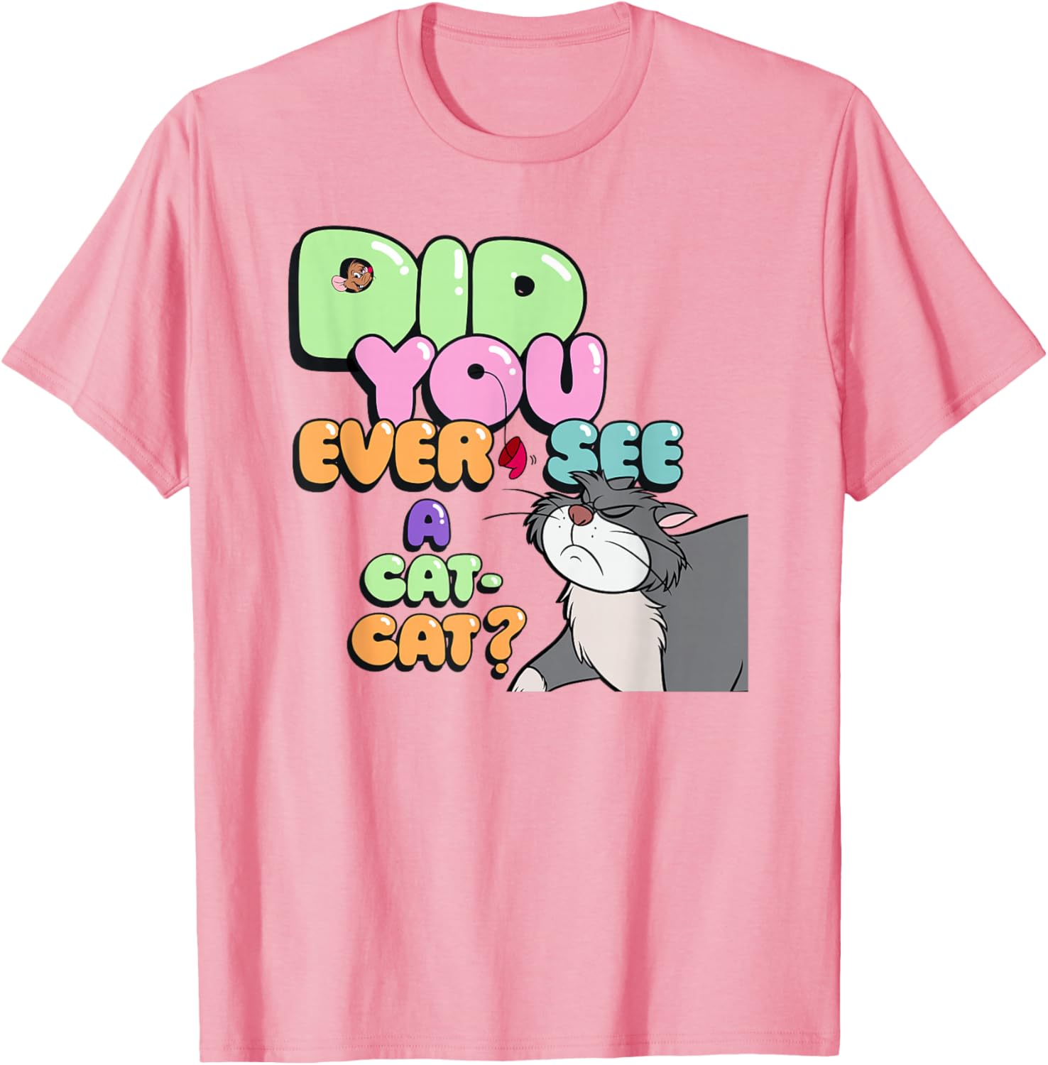 Disney Cinderella Lucifer Cat Logo T-Shirt for Stylish Fans - 3