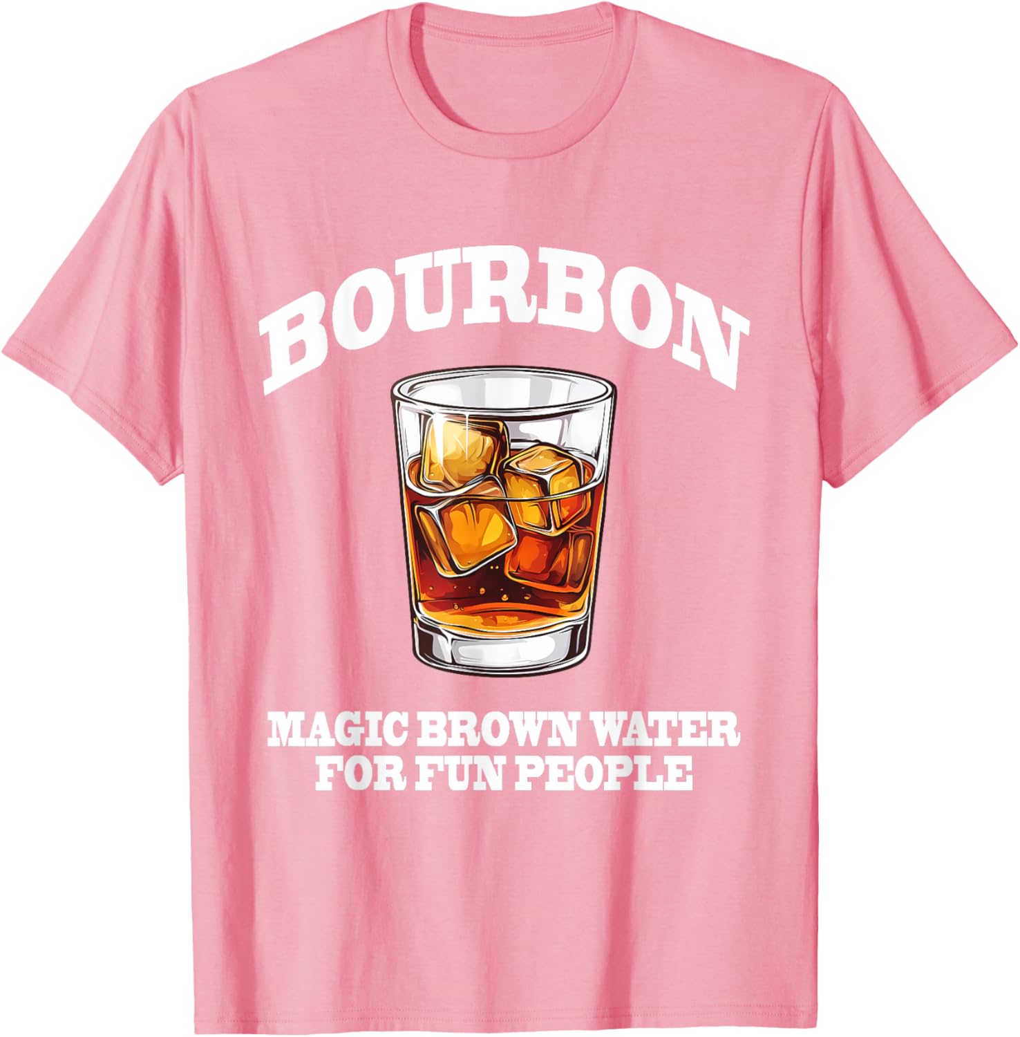 Funny Bourbon Magic Brown Water T-Shirt for Bourbon Lovers and Friends - 4