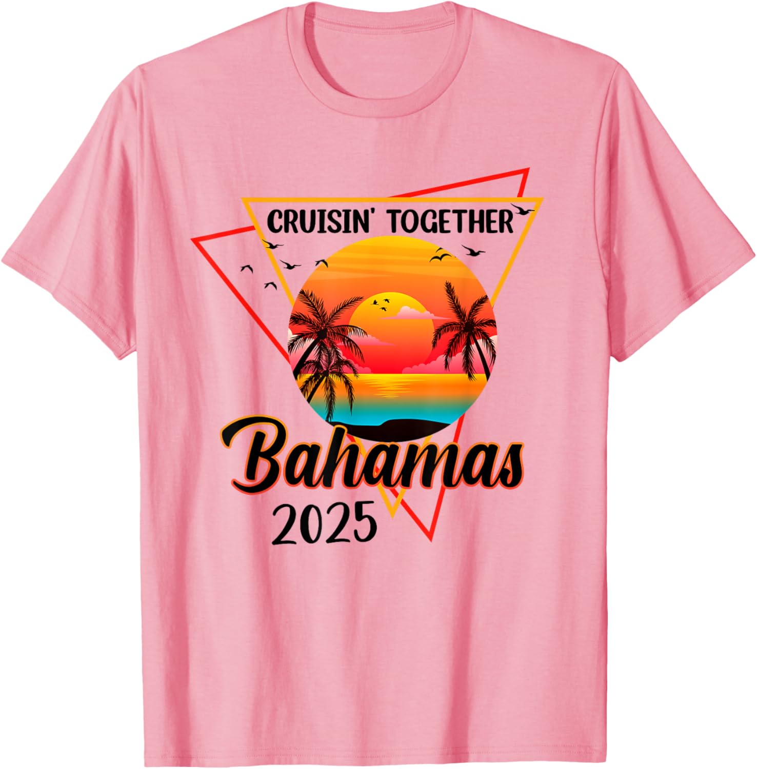 Cruisin Together Bahamas 2025 Family Vacation T-Shirt for Fun Memories - 1
