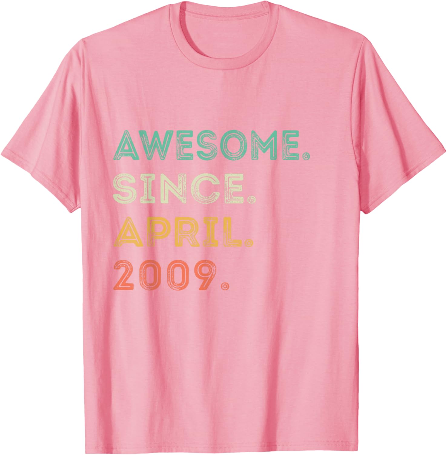 16th Birthday T-Shirt Awesome Since April 2009 Fun Gift for Teens - 12