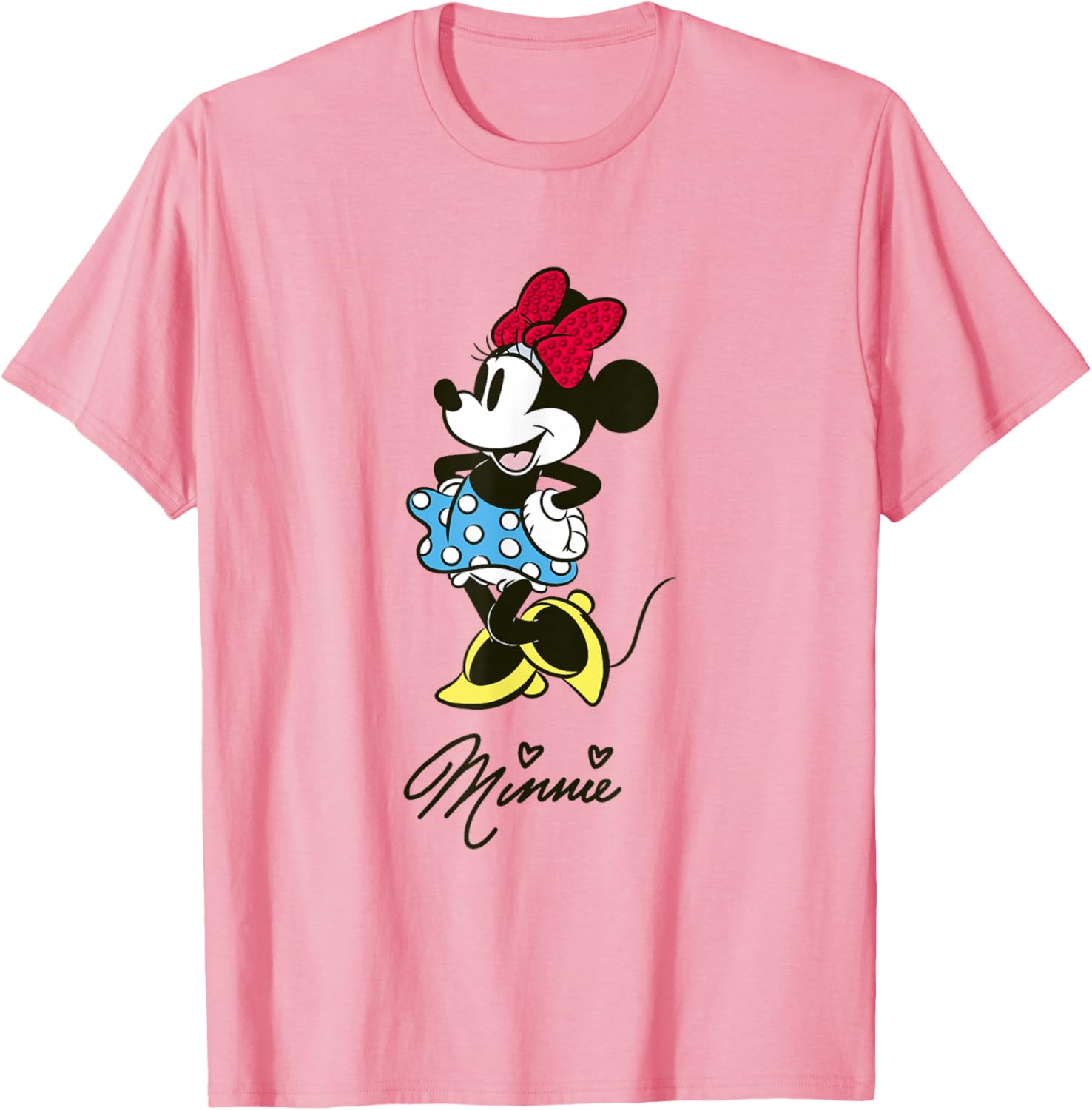 Disney Mickey and Friends Minnie Mouse Happy Expressions T-Shirt for Fans - 1
