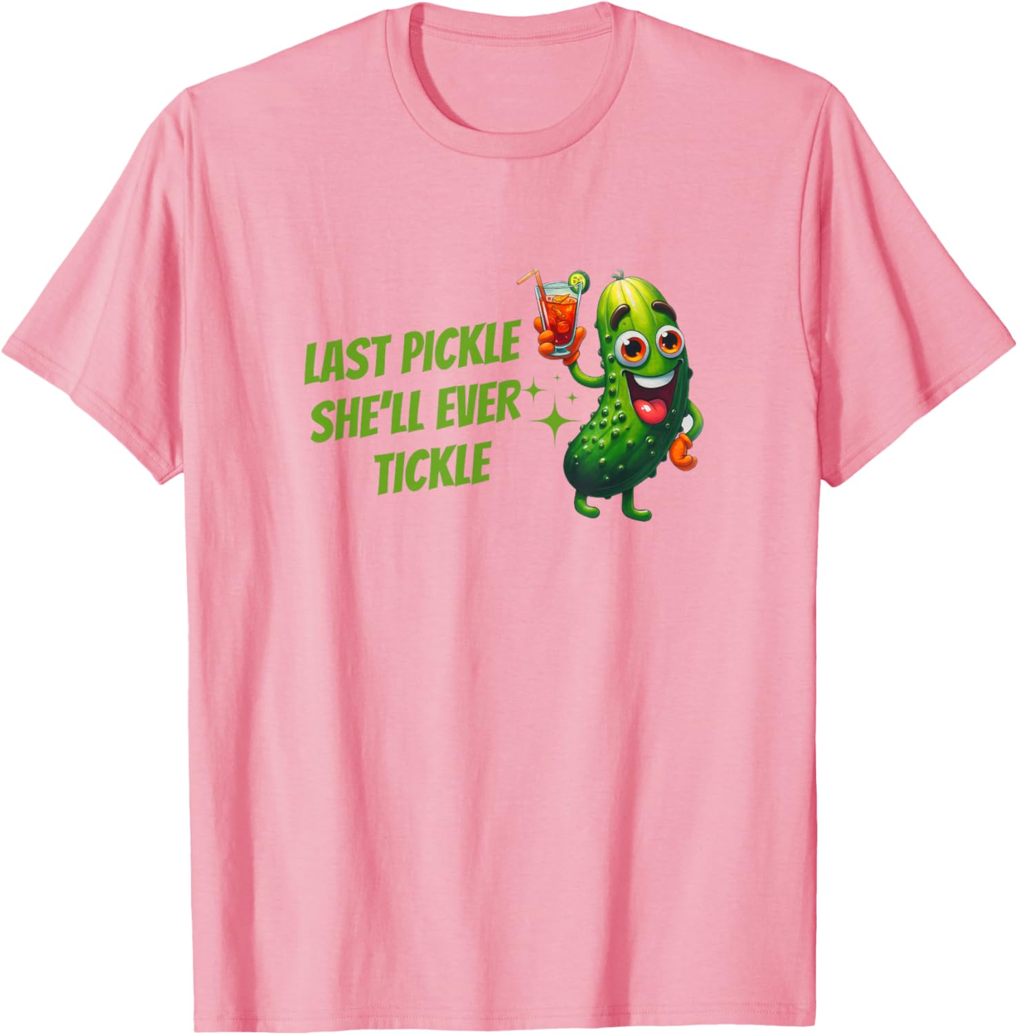 Last Pickle She'll Ever Tickle Bachelorette Party T-Shirt for Fun Celebrations - 10