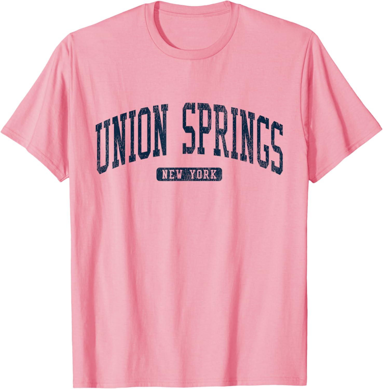 Union Springs NY College Style Blue T-Shirt for Comfortable Casual Wear - 13