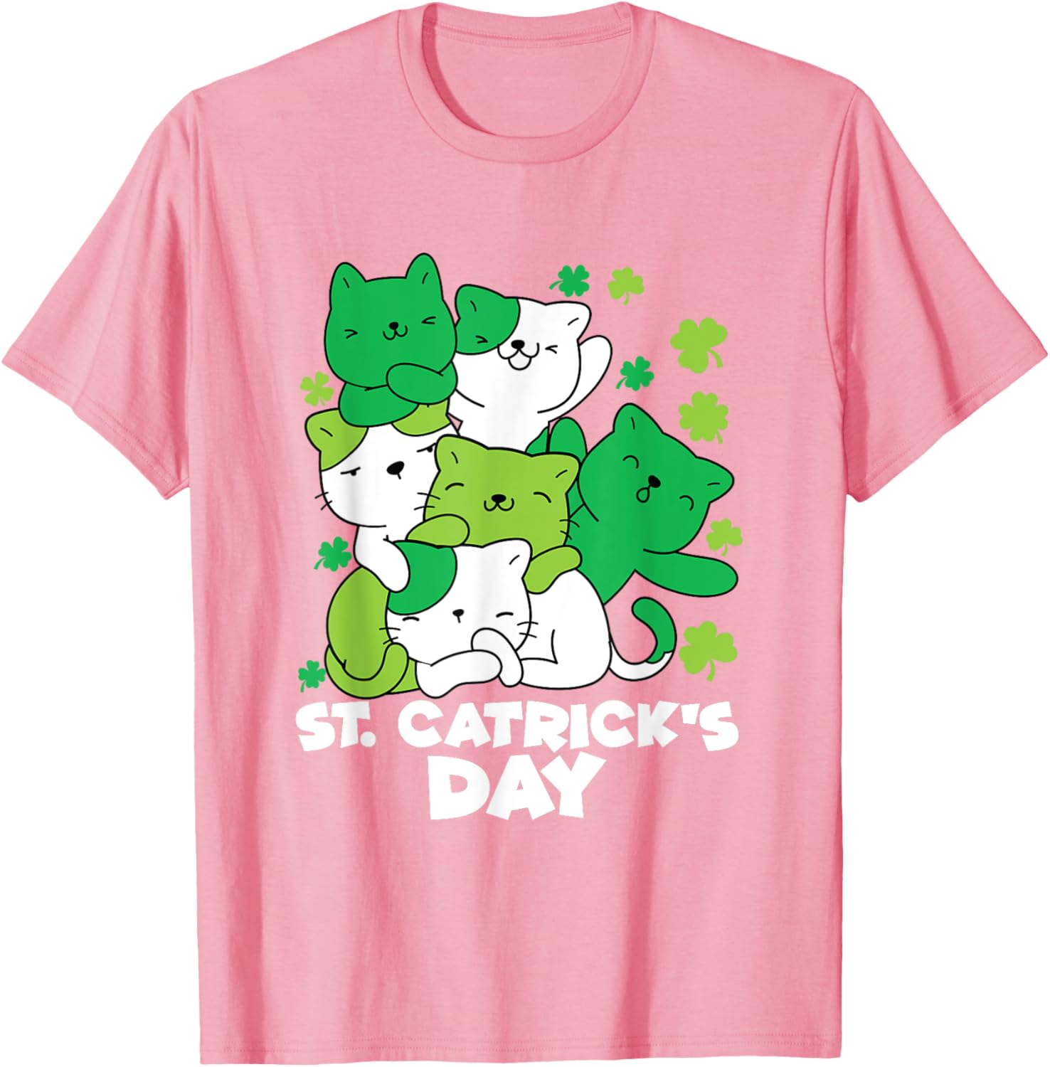 Cute Cat St. Patrick's Day Leprechaun T-Shirt for Festive Fun - 20