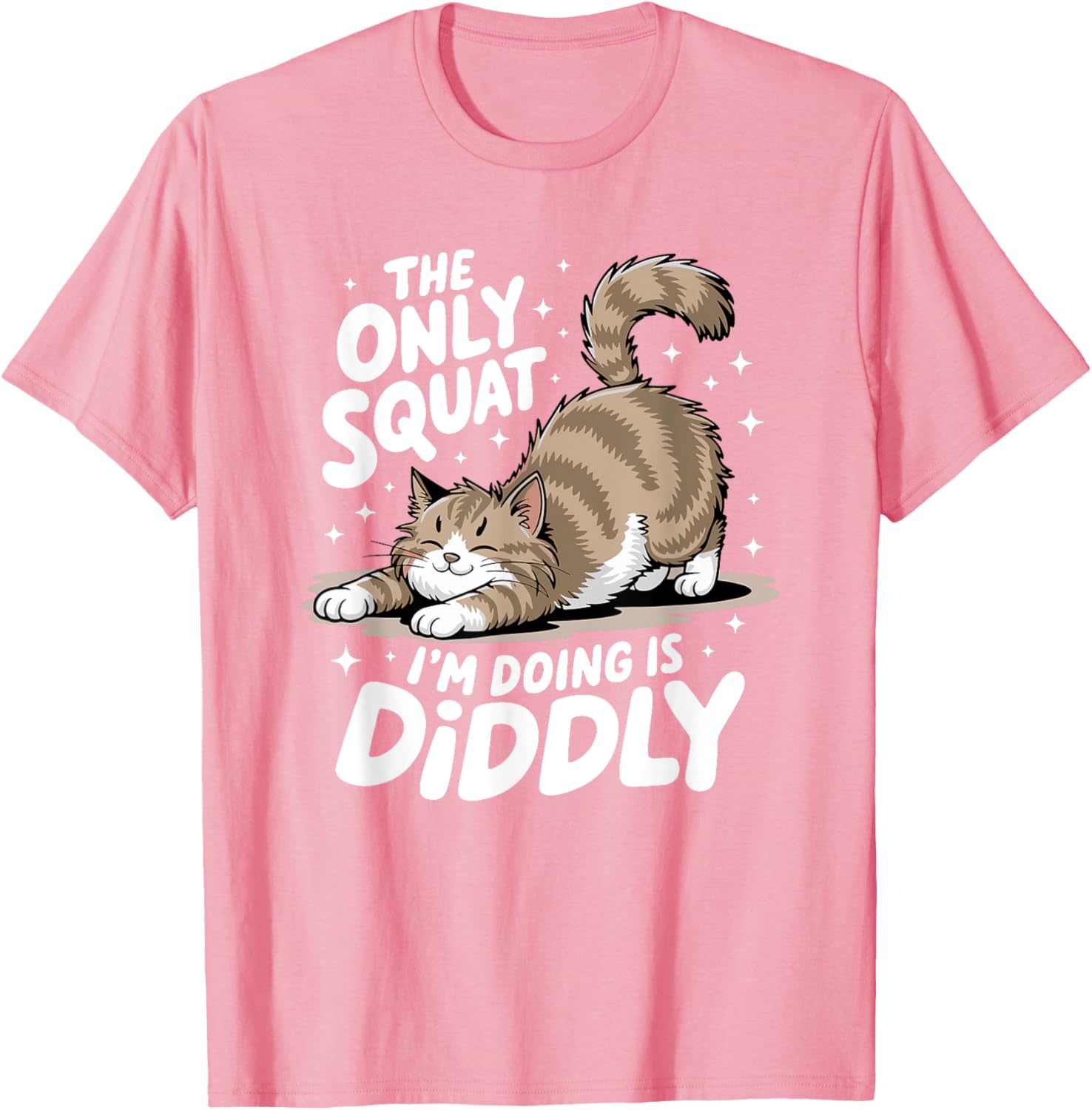 Funny Diddly Squat Cat T-Shirt for Men and Women - Perfect Gift for Cat Lovers - 13