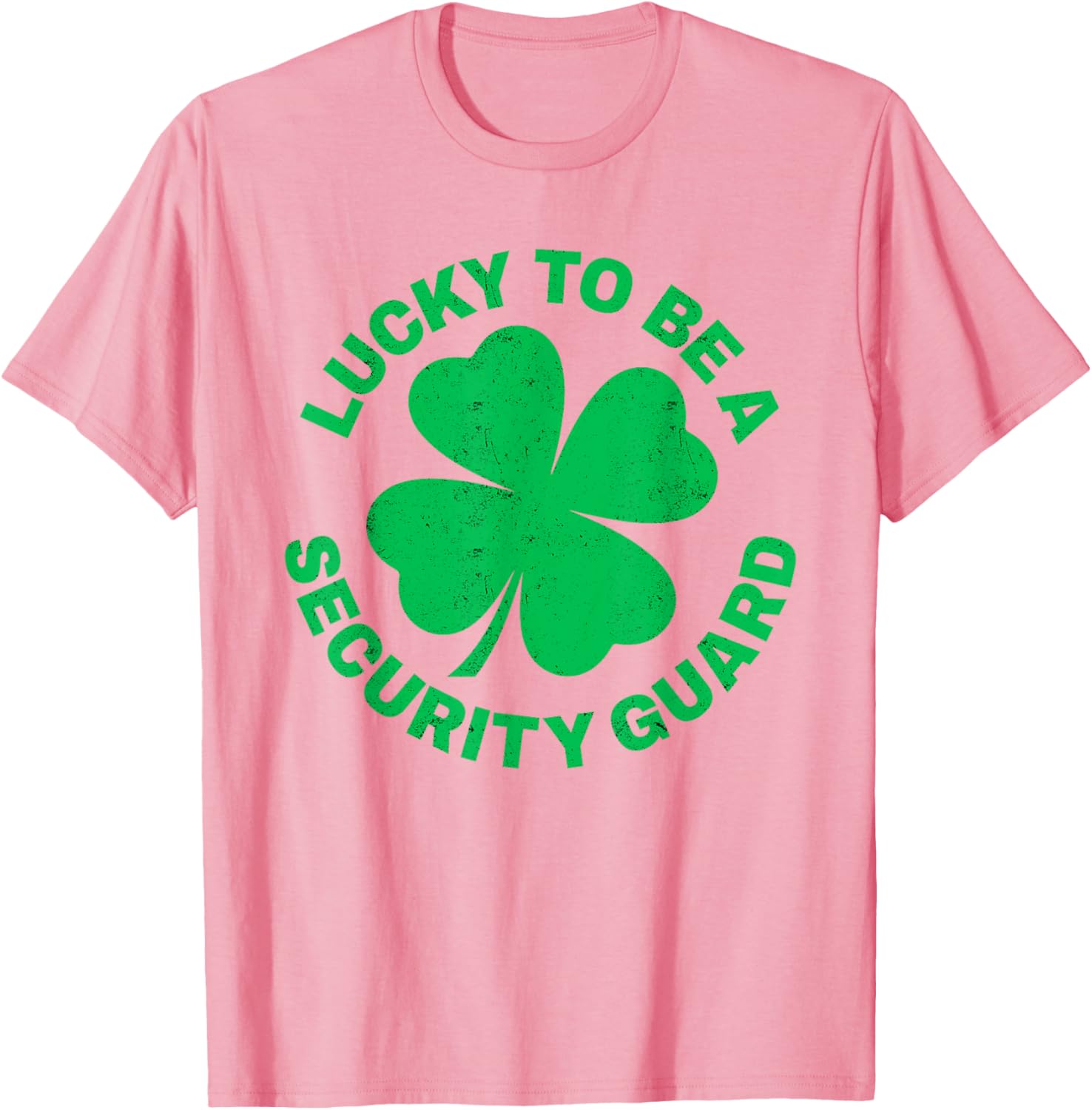 Lucky to Be a Security Guard St Patrick's Day T-Shirt for Irish Celebrations - 28