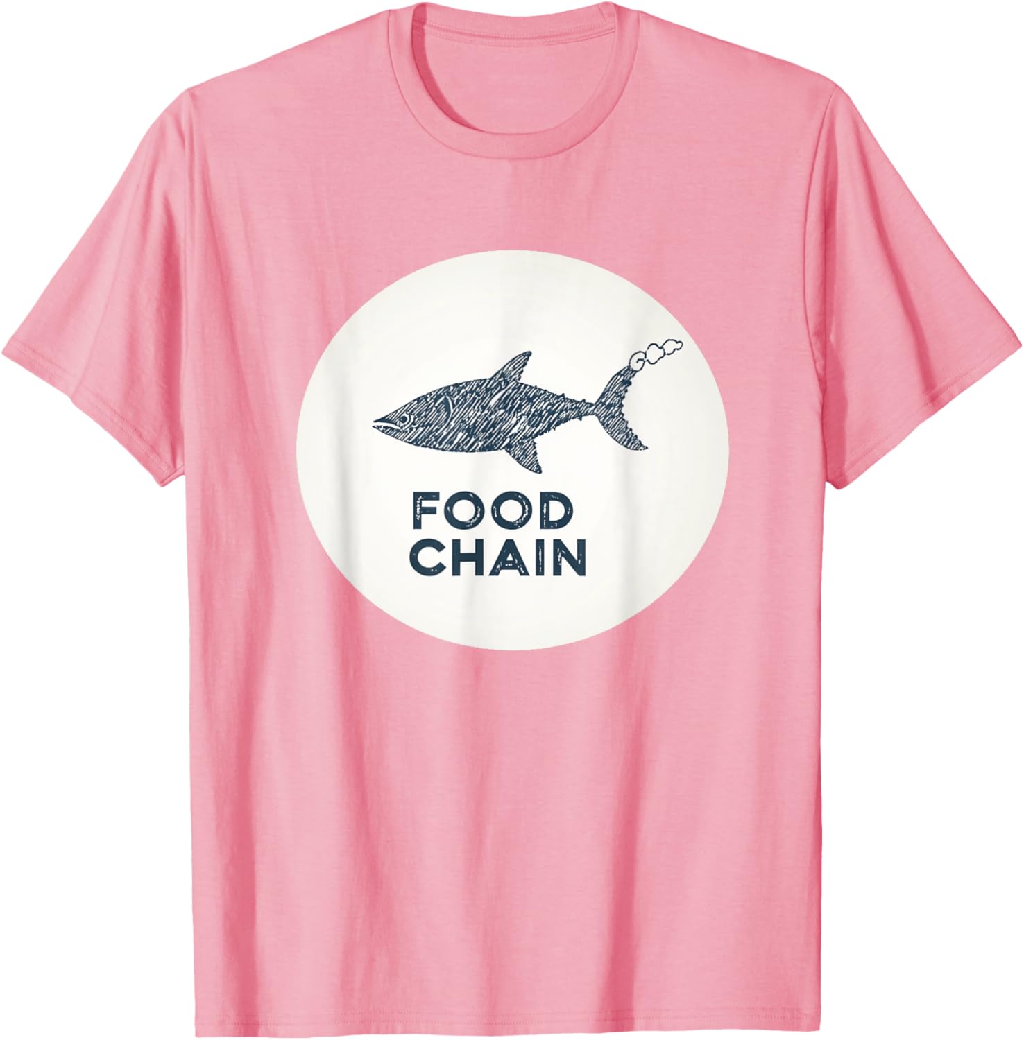 Fun Food Chain T-Shirt with Colorful Fish Costume for Kids - 15