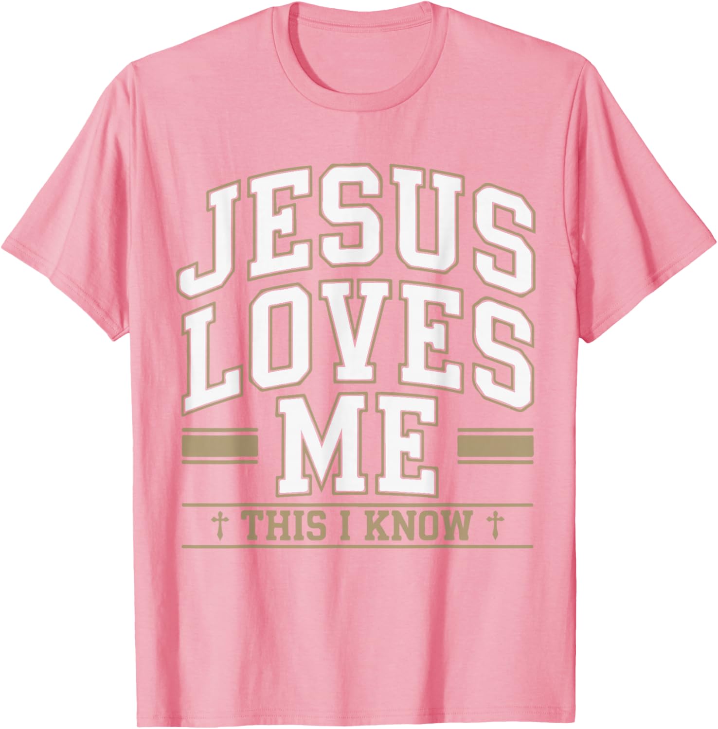 Jesus Loves Me This I Know T-Shirt for Christian Faith Fans - 15