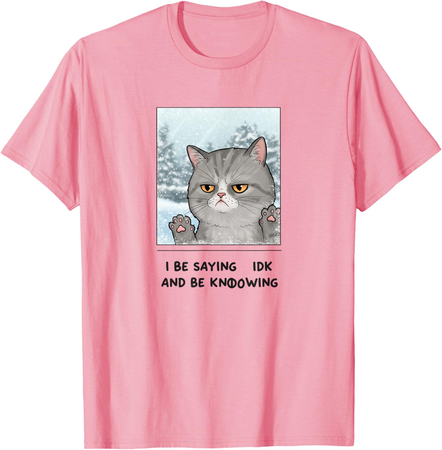 Vintage Meme Cat Funny T-Shirt for Cat Lovers - Quirky Annoyed Design - 4