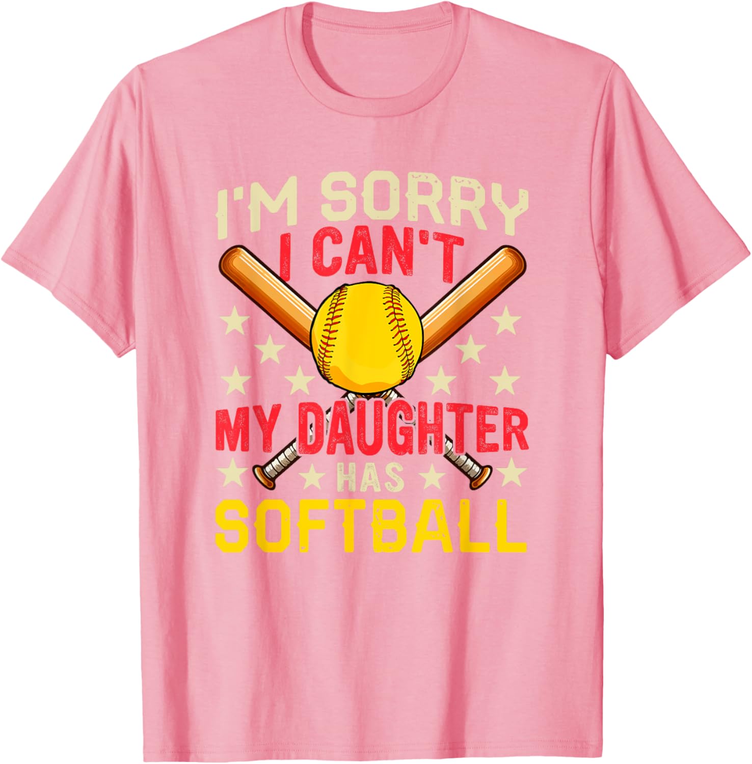 Funny Softball Player Costume Family T-Shirt for Daughters and Fans - 18